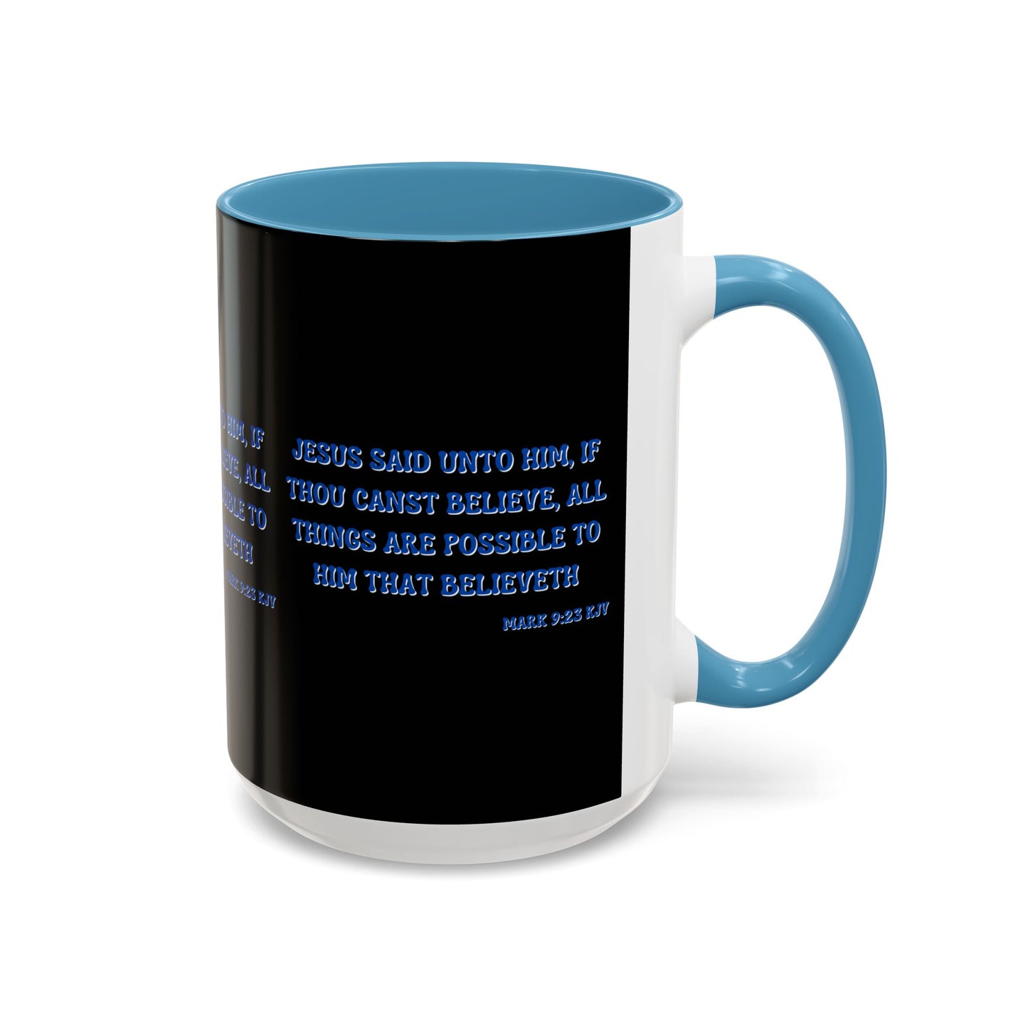 Mark 9:23 KJV Bible Verse Coffee Mug Faith Based Christian Gift