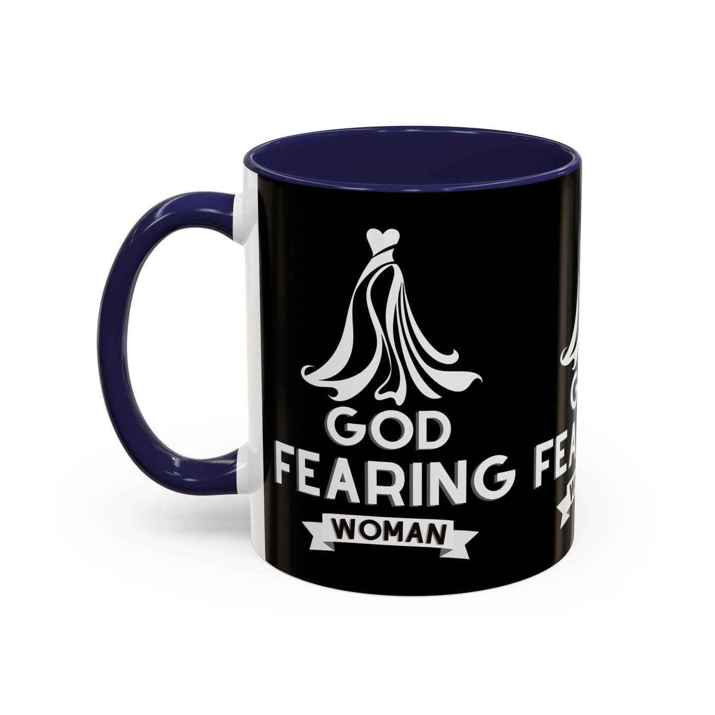 God Fearing Woman Coffee Mug Inspirational Christian Gift for Her