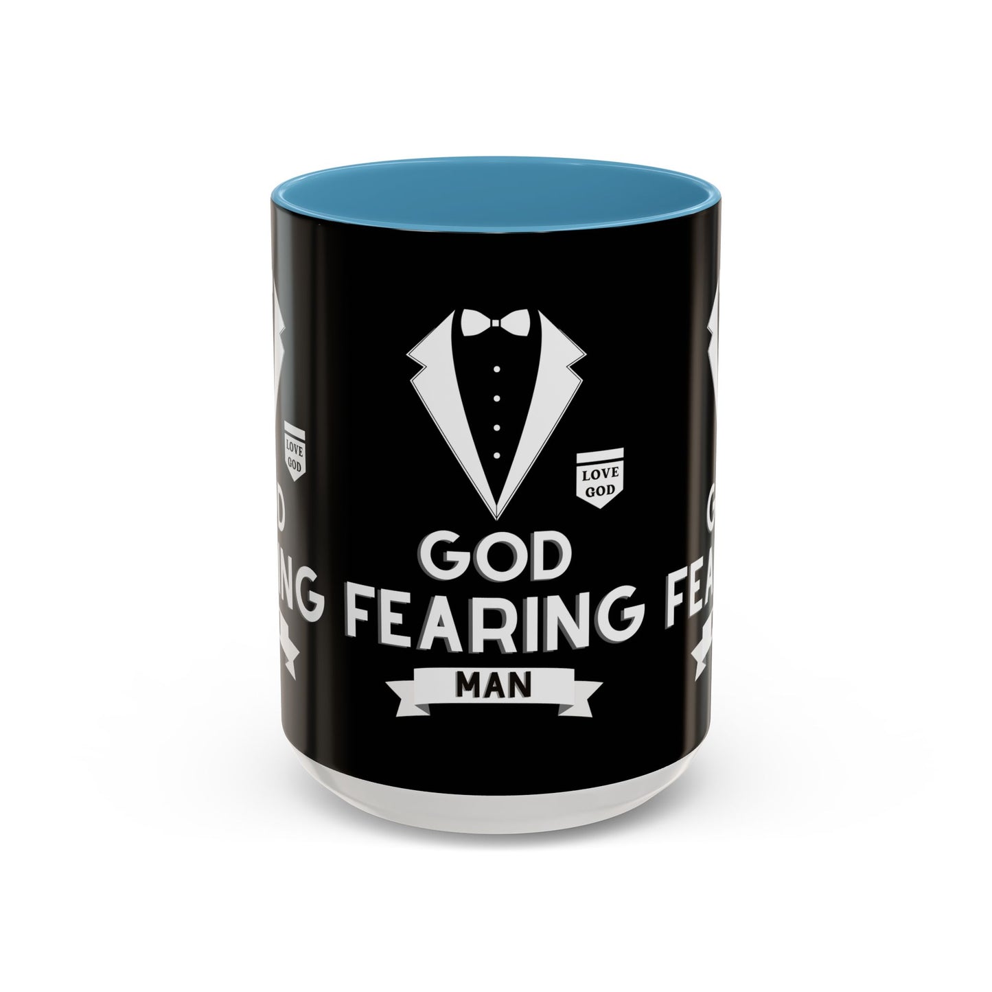 God Fearing Man Coffee Mug Inspirational Christian Gift for Him