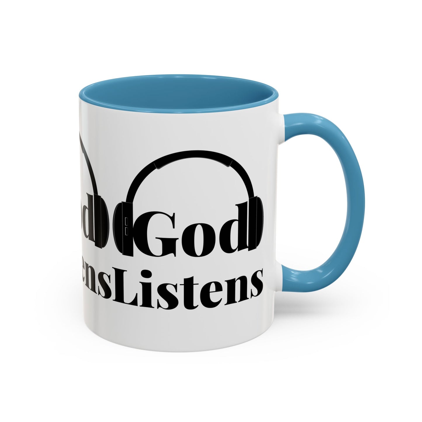 God Listens Coffee Mug Faith Based Christian Gift for Him or Her