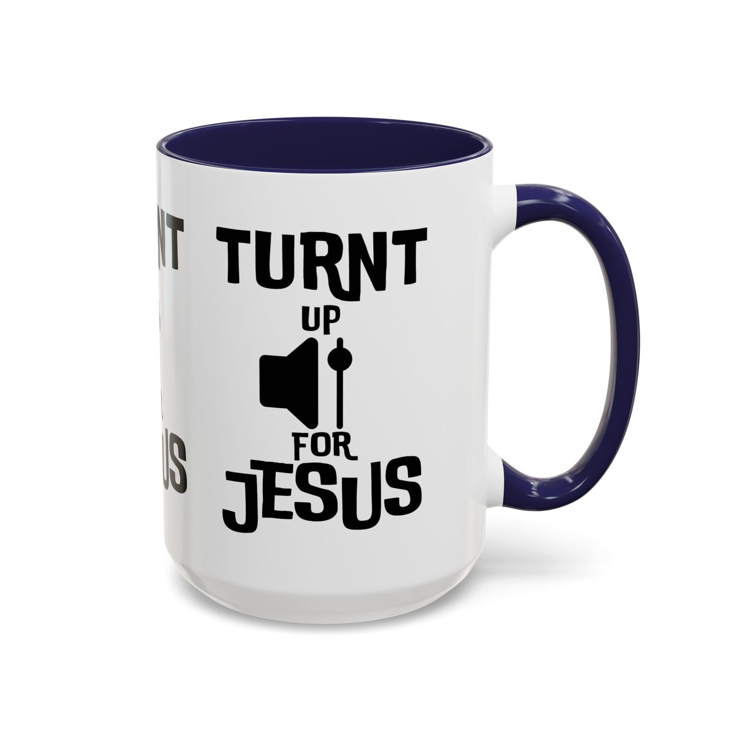 Turnt Up For Jesus Coffee Mug Biblical Christian Gift for Faith-Based Coffee Lovers