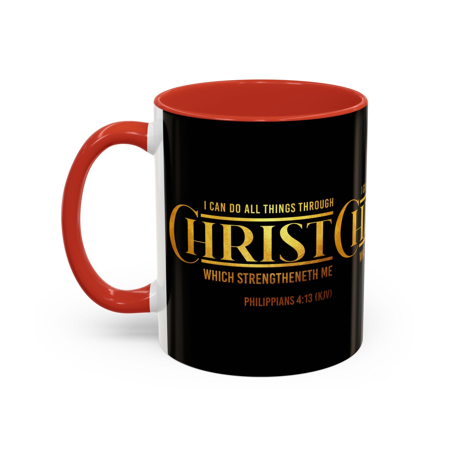 Philippians 4:13 KJV Coffee Mug I Can Do All Things Faith Based Gift