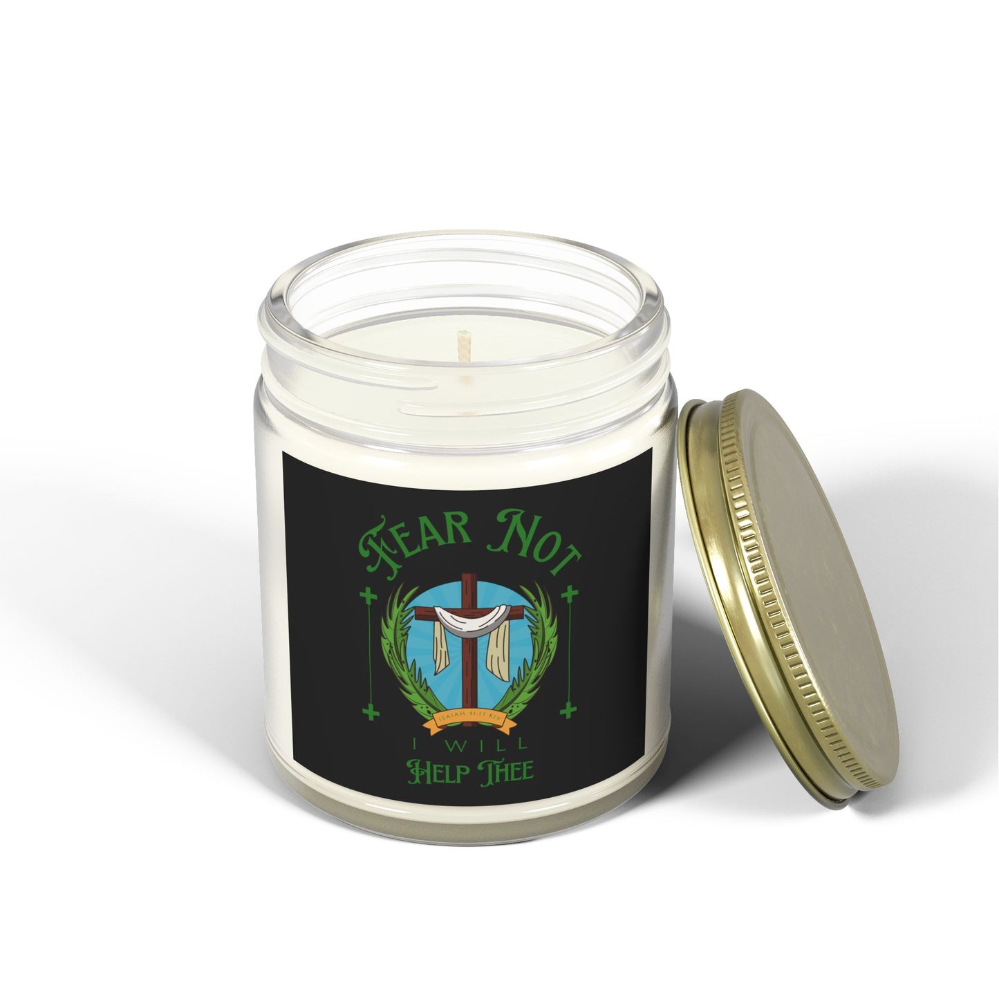 Isaiah 41:13 KJV Scented Candle Divine Strength and Comfort For Biblical Inspiration