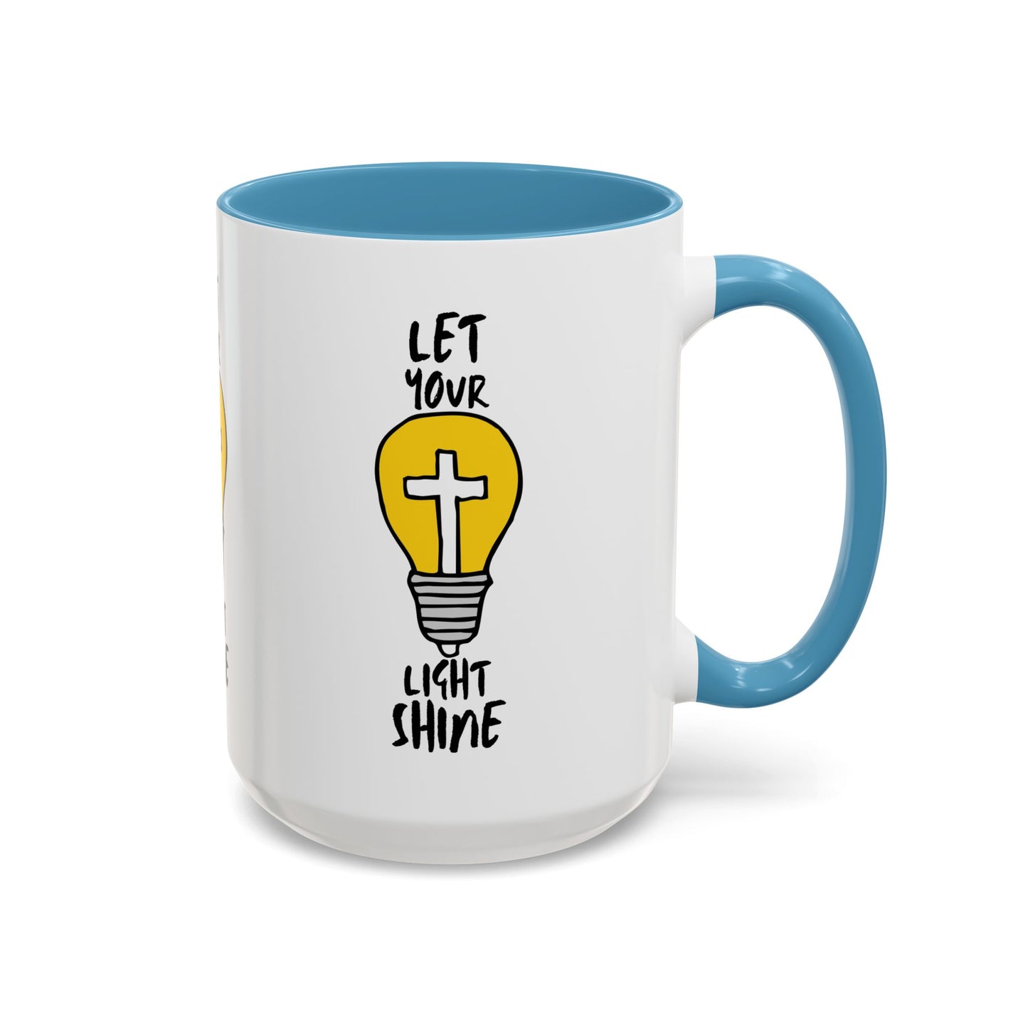 Let Your Light Shine Coffee Mug Inspirational Christian Gift for Faith-Based Coffee Lovers