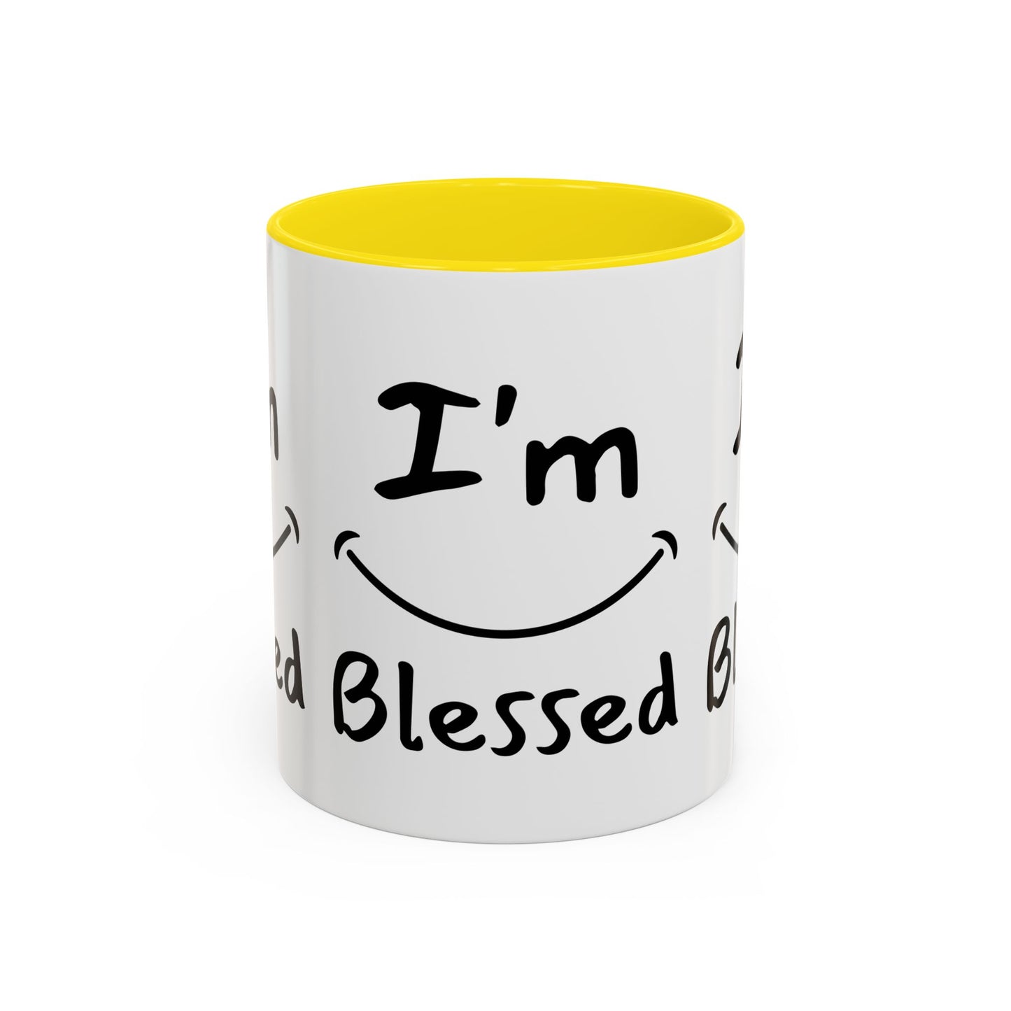 I'm Blessed Coffee Mug Inspirational Christian Gift for Faith-Based Living