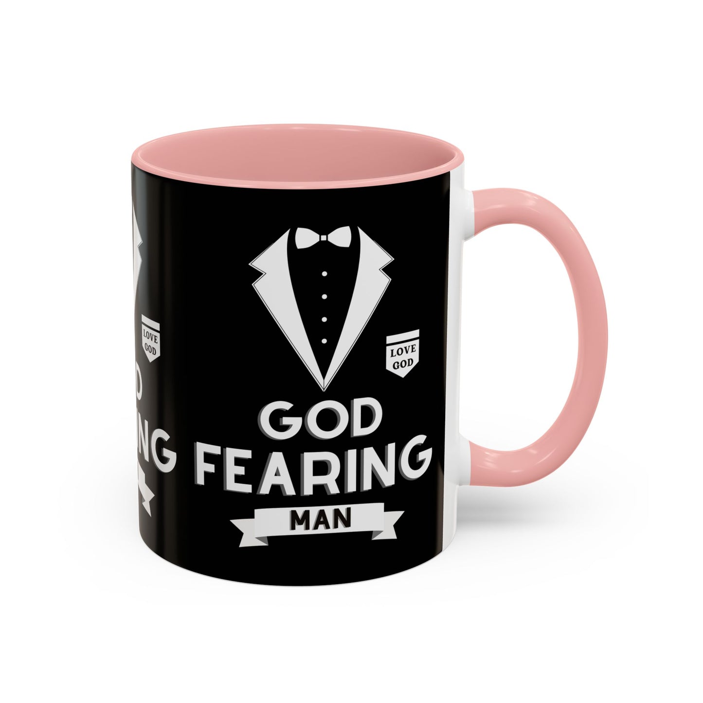 God Fearing Man Coffee Mug Inspirational Christian Gift for Him