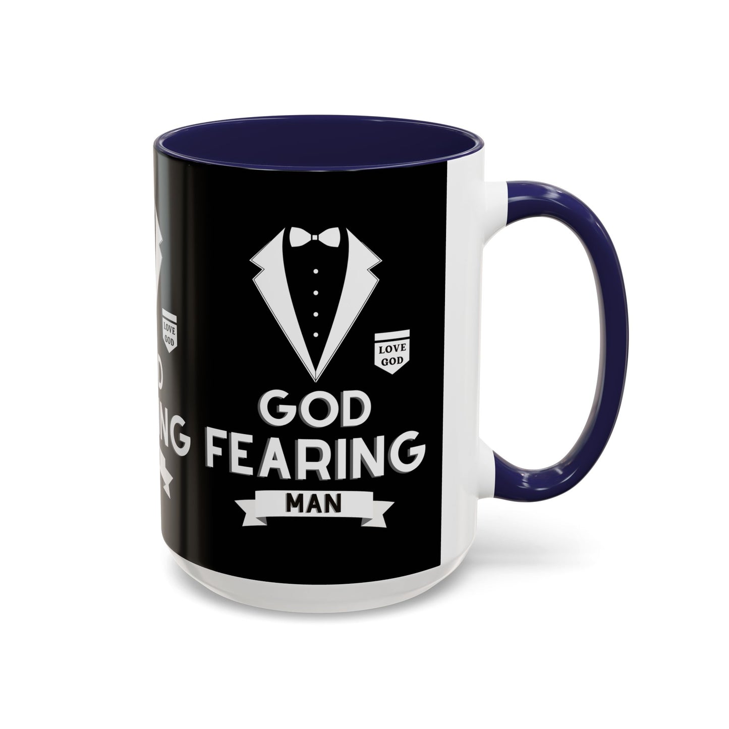 God Fearing Man Coffee Mug Inspirational Christian Gift for Him