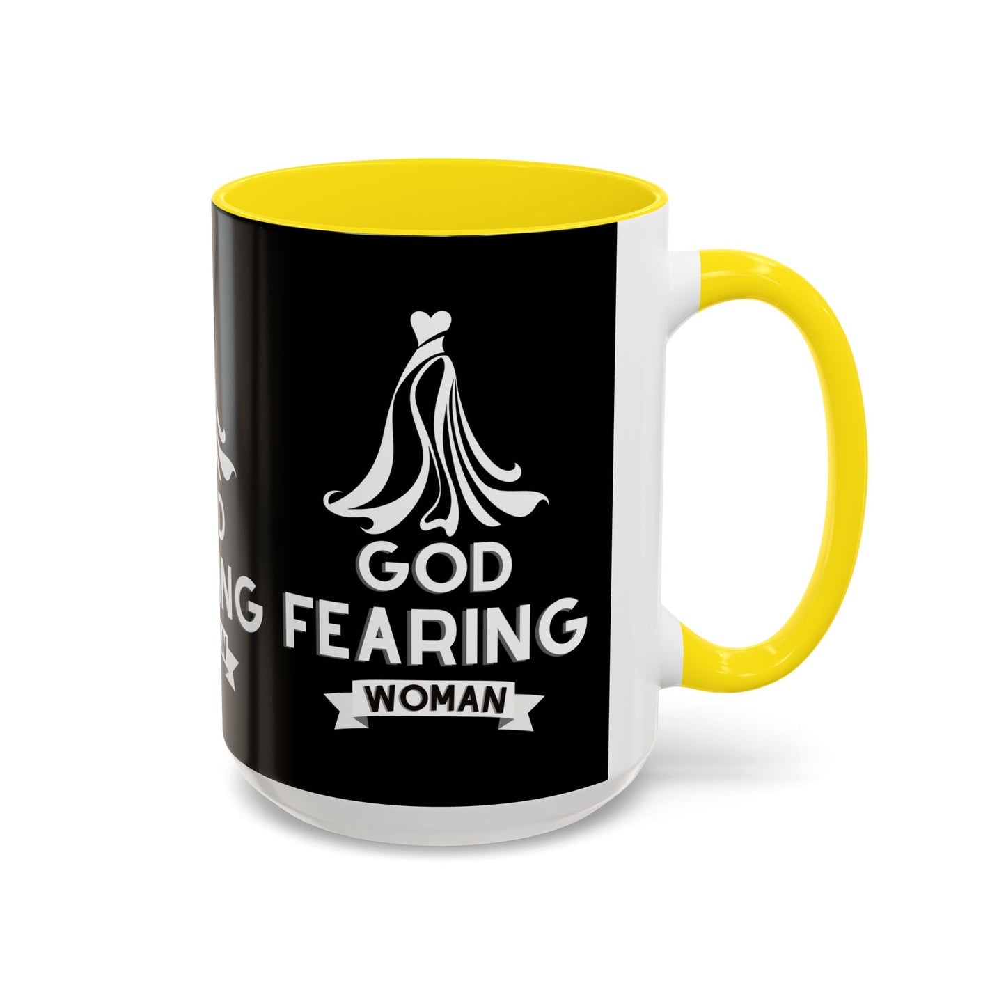 God Fearing Woman Coffee Mug Inspirational Christian Gift for Her