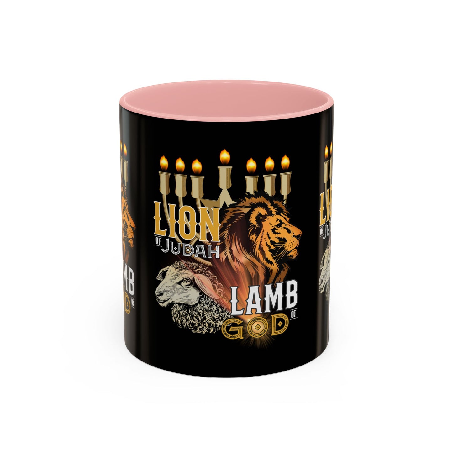 Lion of Judah, Lamb of God Coffee Mug Embrace Faith & Strength