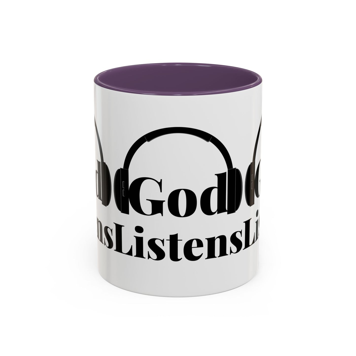 God Listens Coffee Mug Faith Based Christian Gift for Him or Her