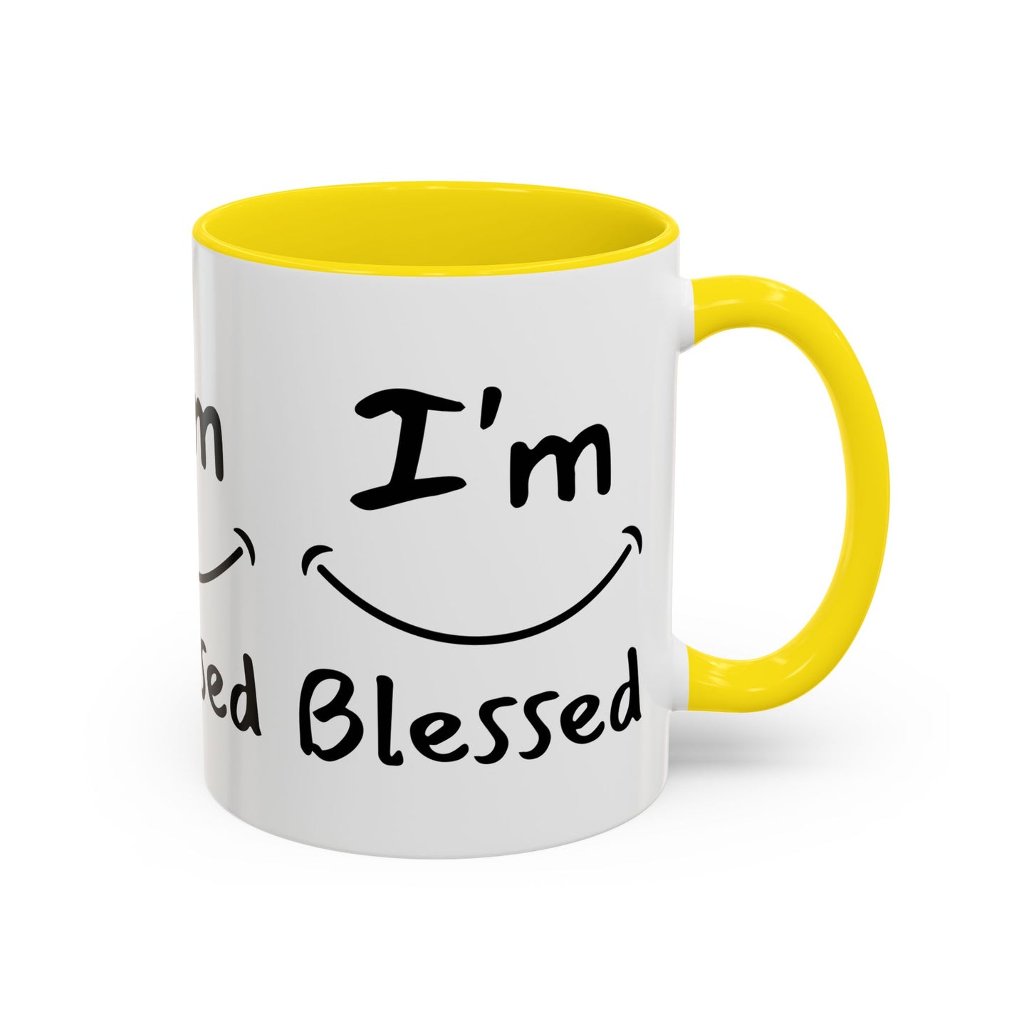 I'm Blessed Coffee Mug Inspirational Christian Gift for Faith-Based Living