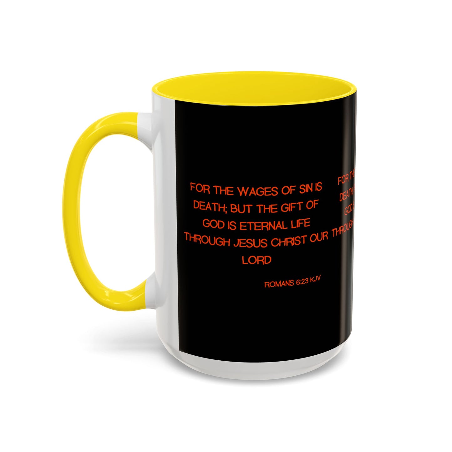 Romans 6:23 KJV Coffee Mug The Gift of God is Eternal Life Biblical Christian Gift for Faith-Based Living