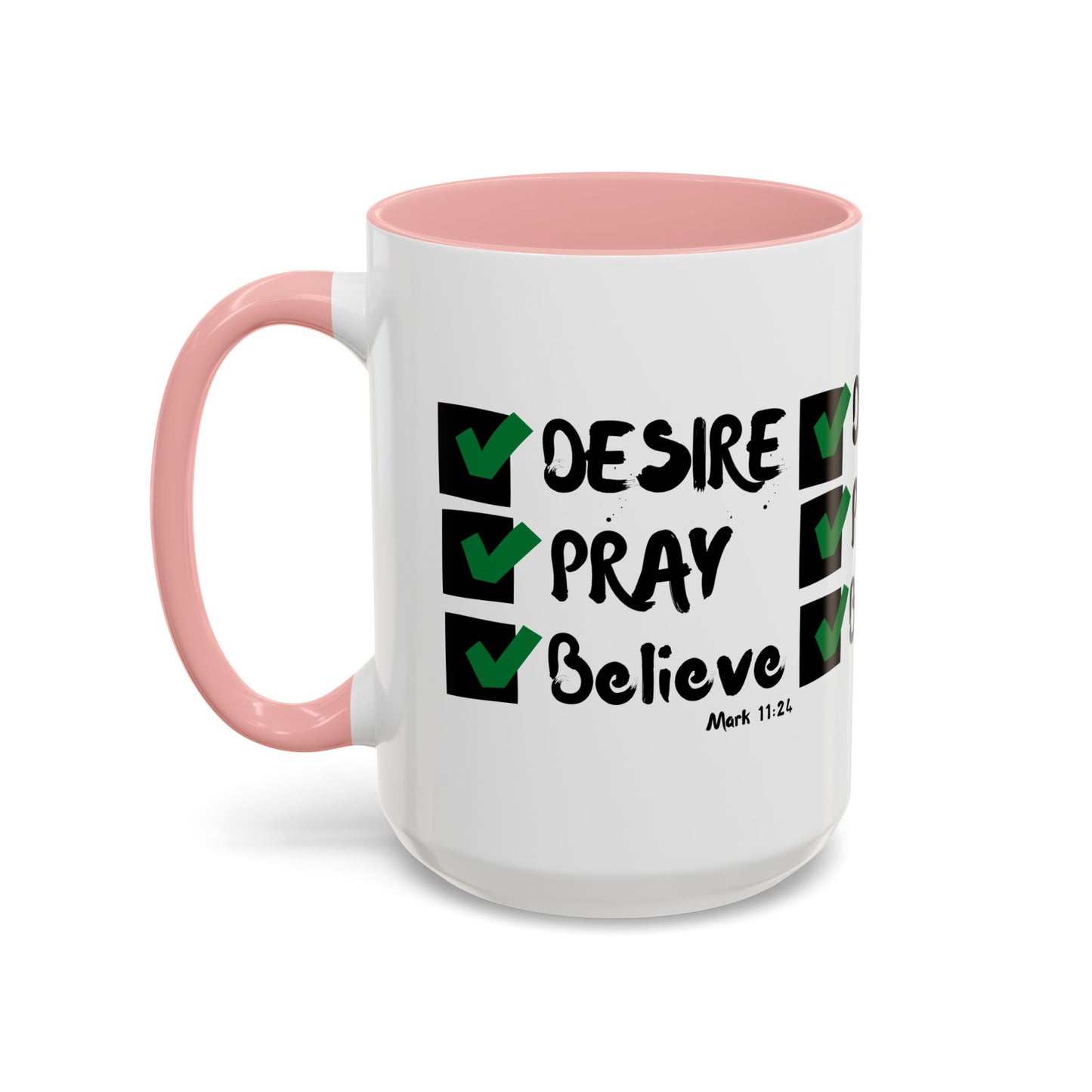 Mark 11:24 KJV Bible Verse Coffee Mug Faith Based Christian Gift