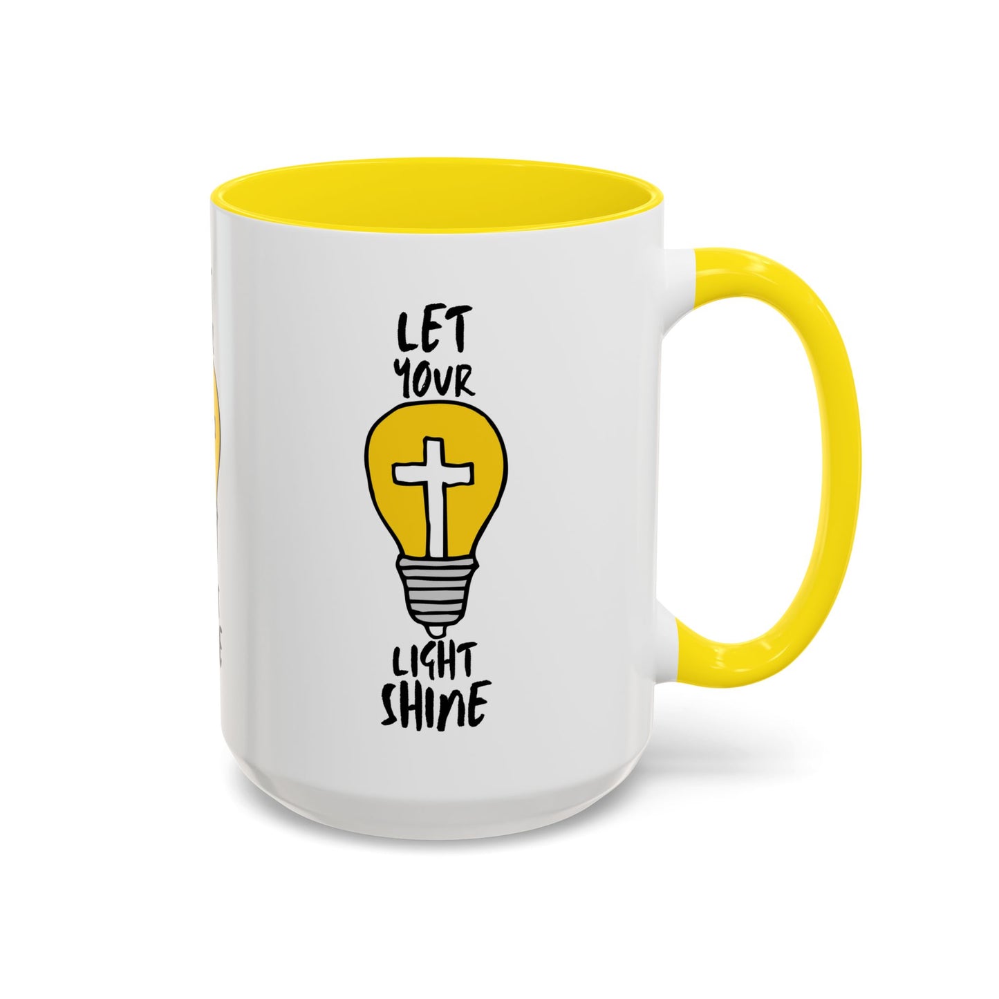 Let Your Light Shine Coffee Mug Inspirational Christian Gift for Faith-Based Coffee Lovers