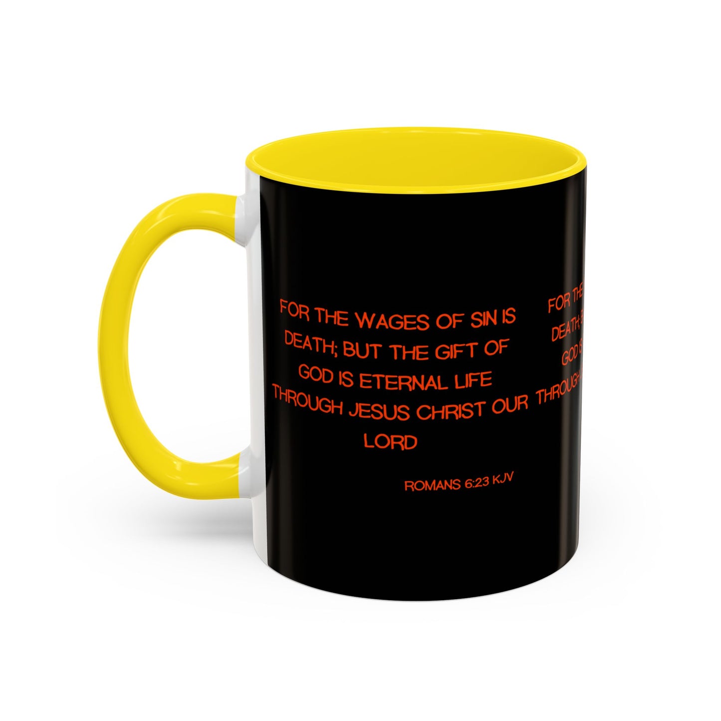 Romans 6:23 KJV Coffee Mug The Gift of God is Eternal Life Biblical Christian Gift for Faith-Based Living