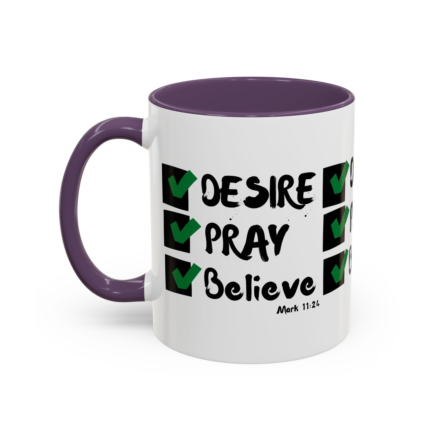 Mark 11:24 KJV Bible Verse Coffee Mug Faith Based Christian Gift