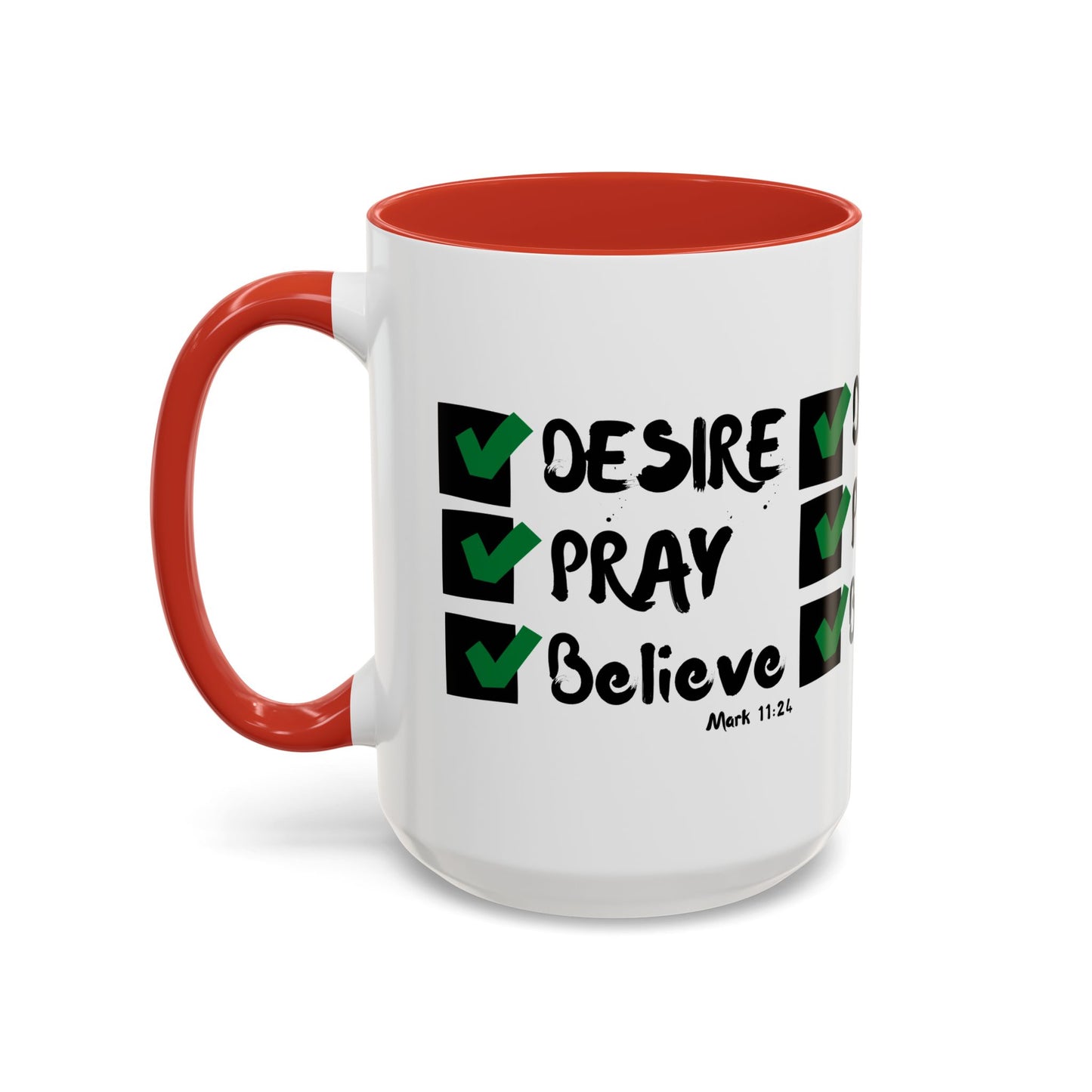 Mark 11:24 KJV Bible Verse Coffee Mug Faith Based Christian Gift