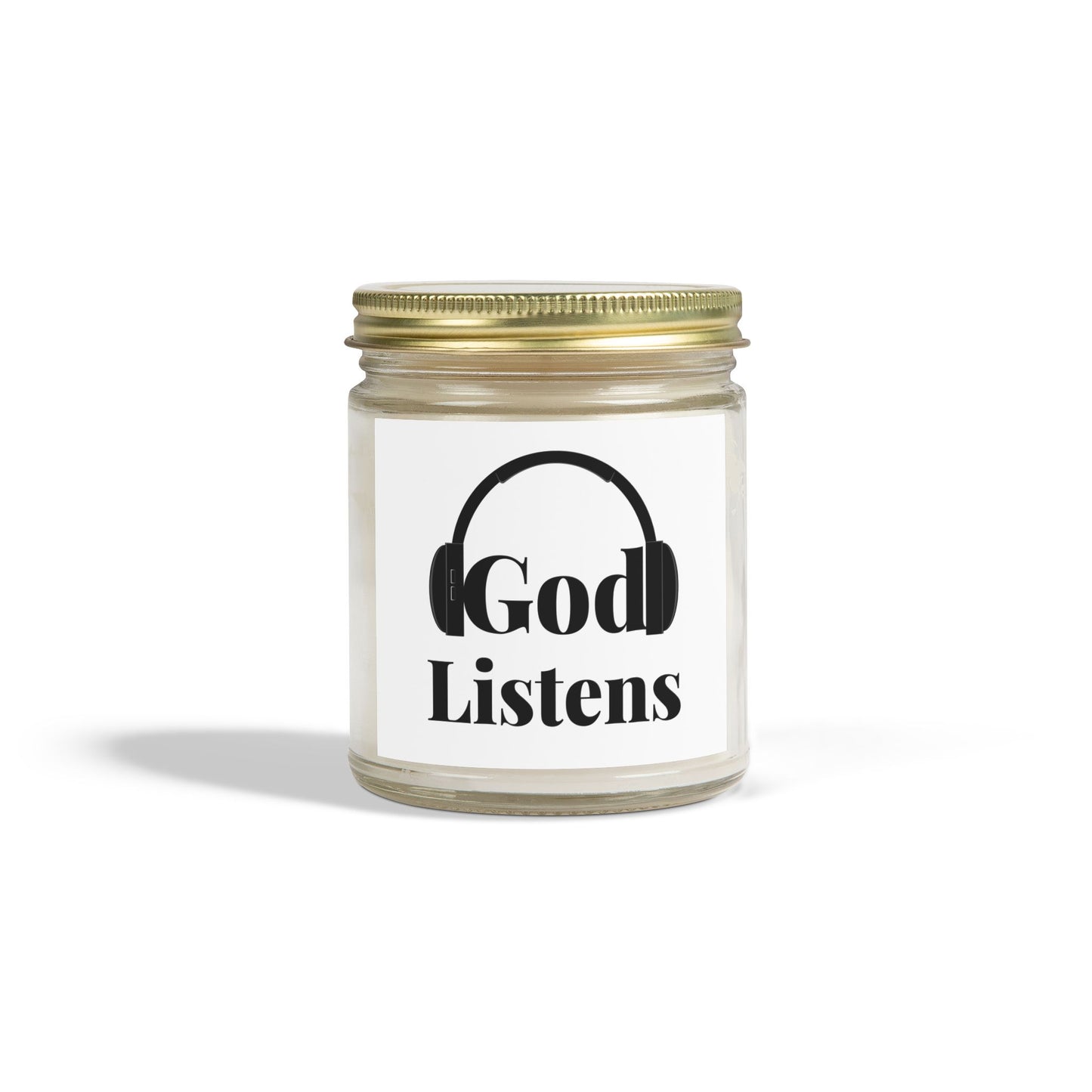 God Listens Scented Candle Faith Based Christian Gift for Him or Her