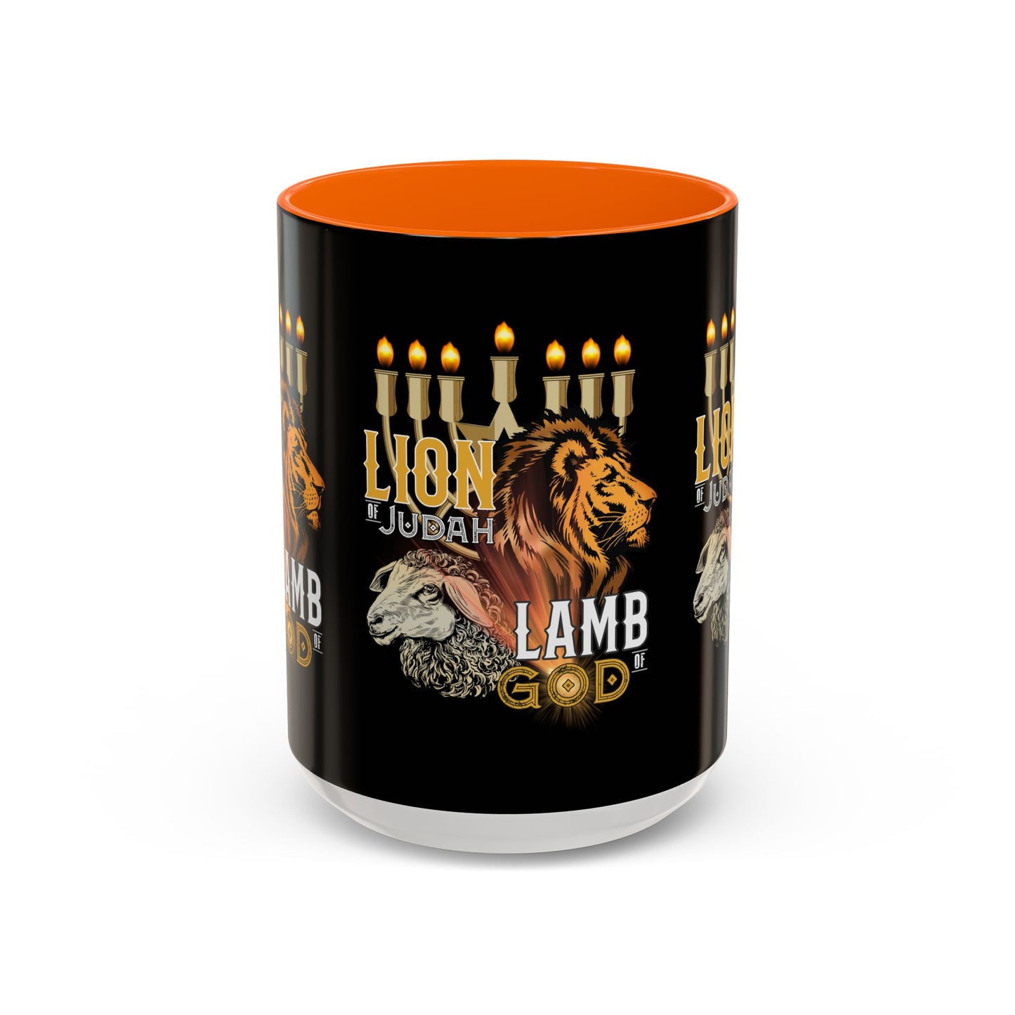 Lion of Judah, Lamb of God Coffee Mug Embrace Faith & Strength