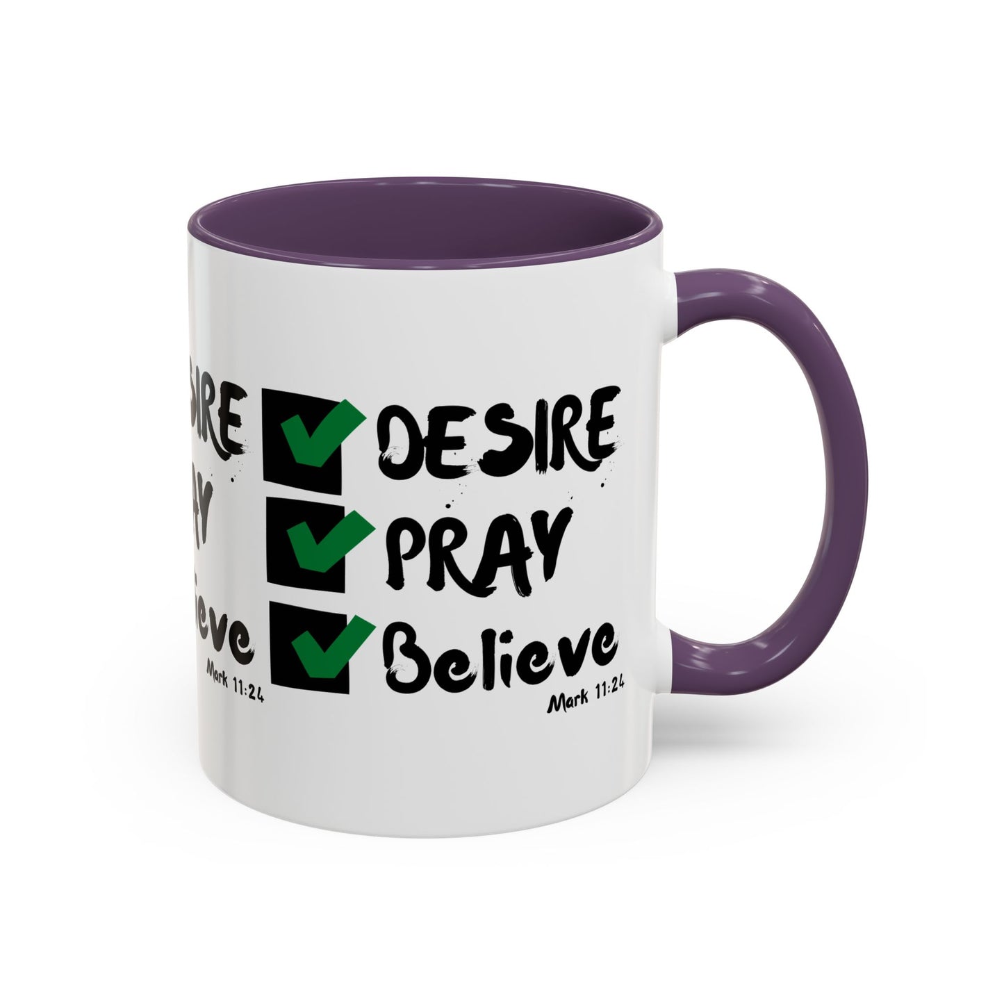 Mark 11:24 KJV Bible Verse Coffee Mug Faith Based Christian Gift