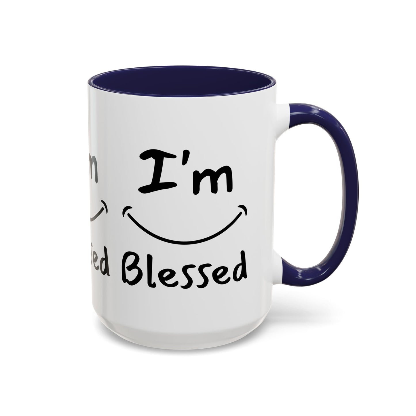 I'm Blessed Coffee Mug Inspirational Christian Gift for Faith-Based Living