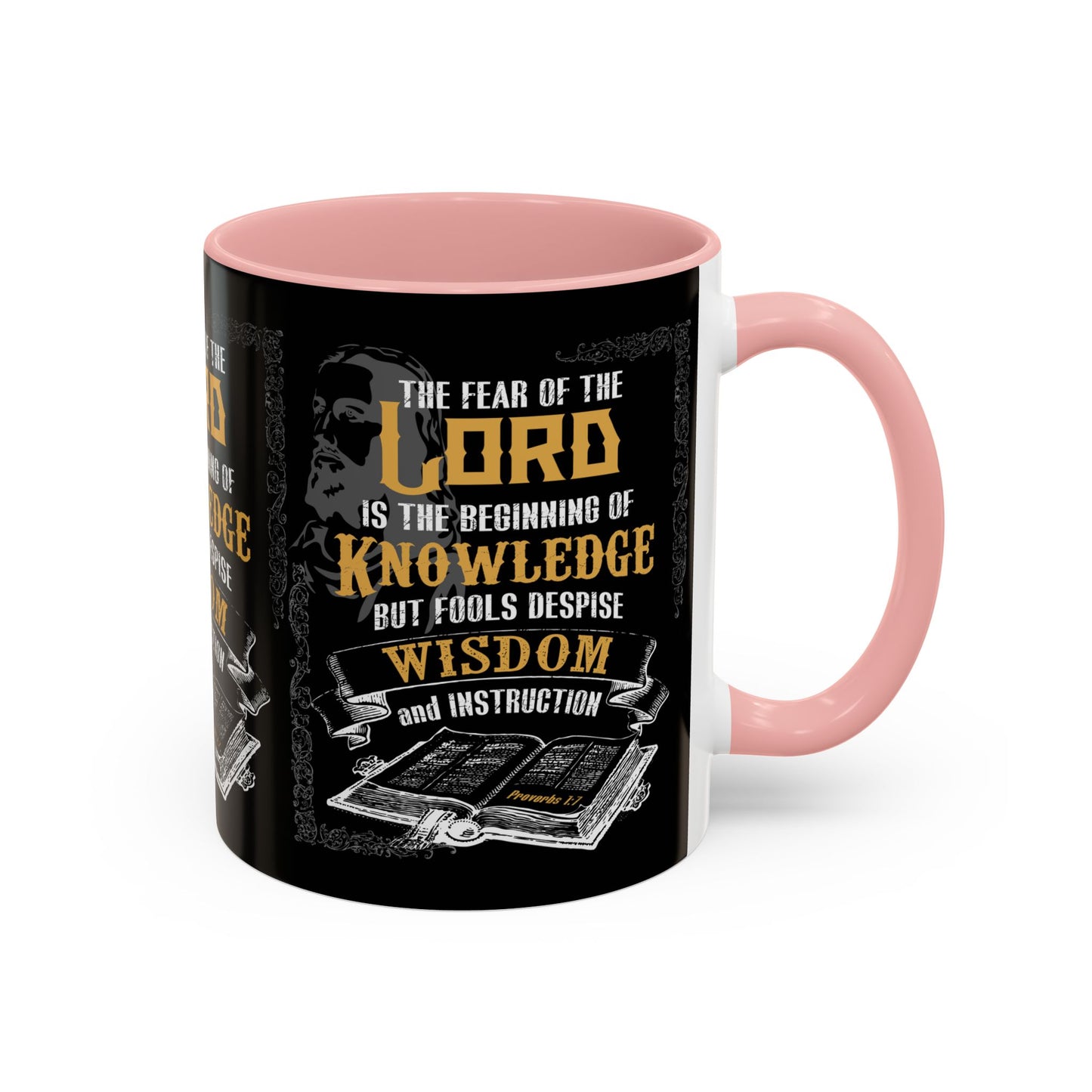 Proverbs 1:7 Bible Verse Coffee Mug Wisdom In Every Sip