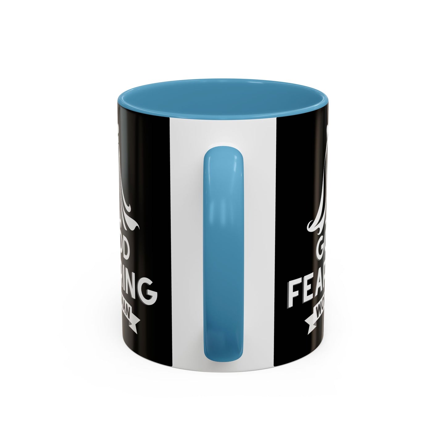 God Fearing Woman Coffee Mug Inspirational Christian Gift for Her