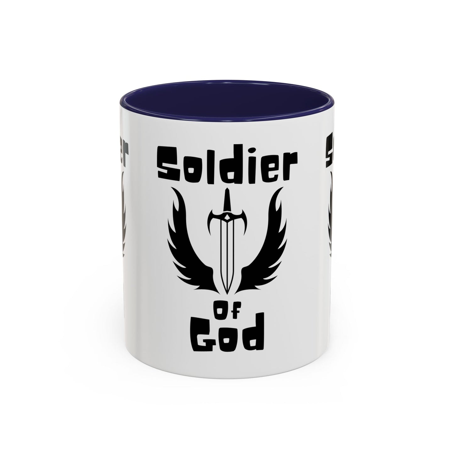 Soldier of God Coffee Mug Inspirational Christian Gift for Faith-Based Living