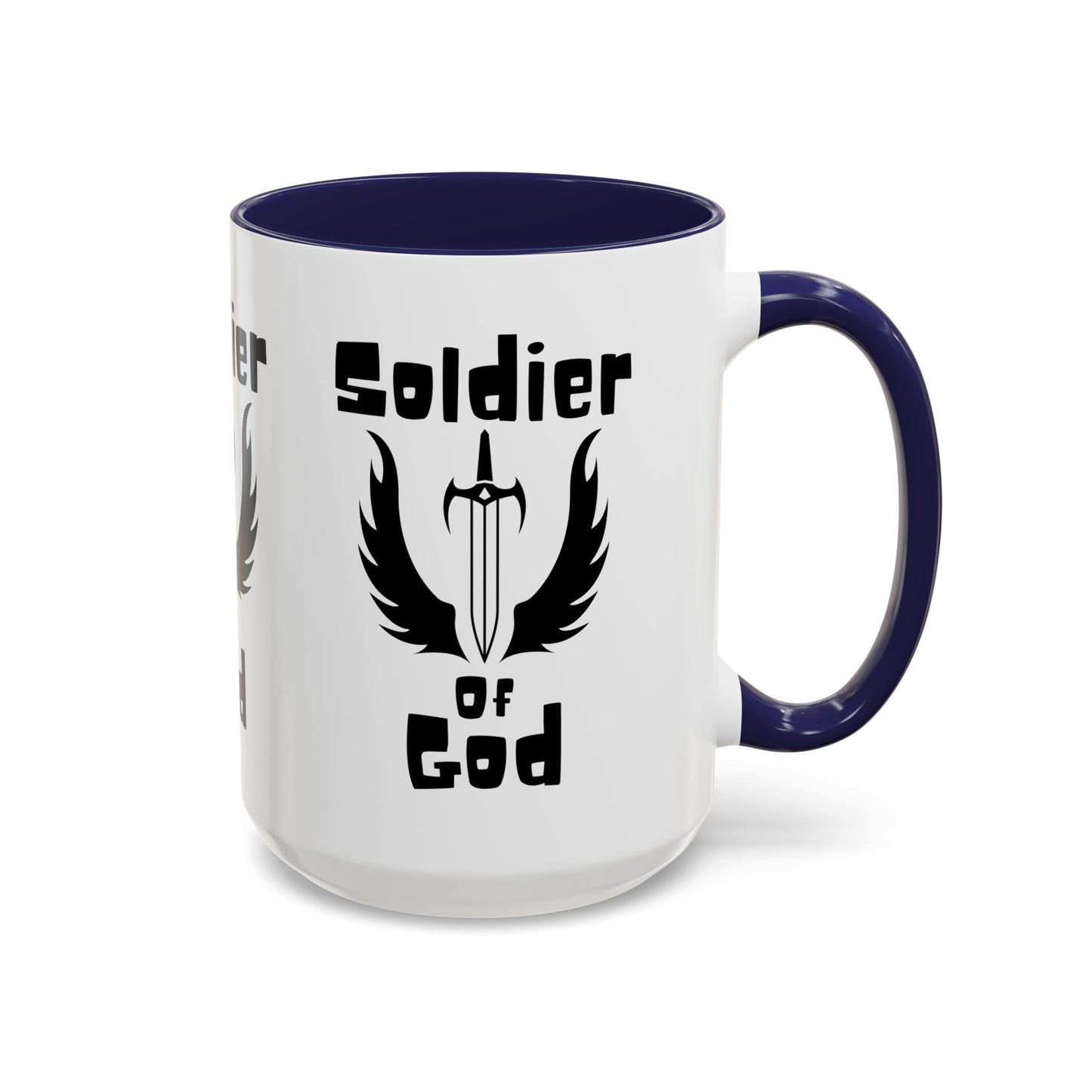 Soldier of God Coffee Mug Inspirational Christian Gift for Faith-Based Living