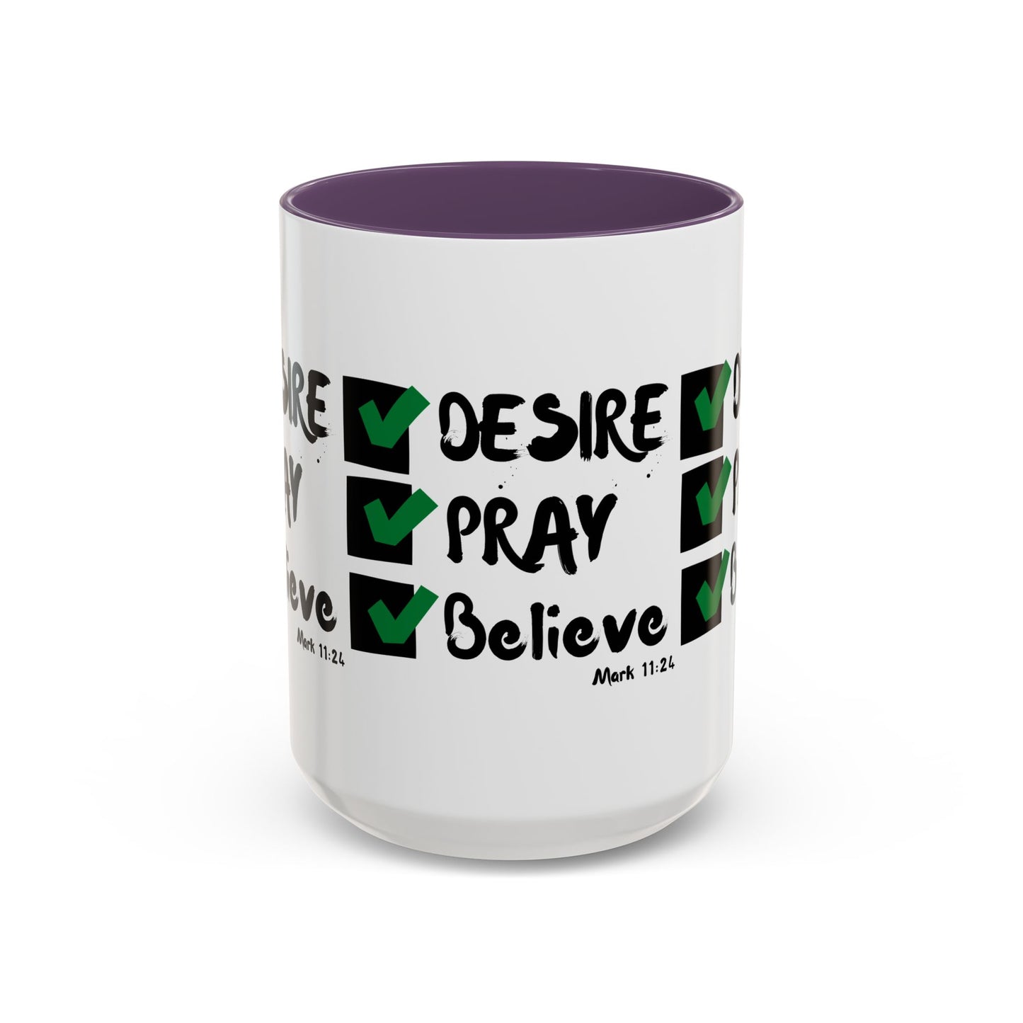 Mark 11:24 KJV Bible Verse Coffee Mug Faith Based Christian Gift