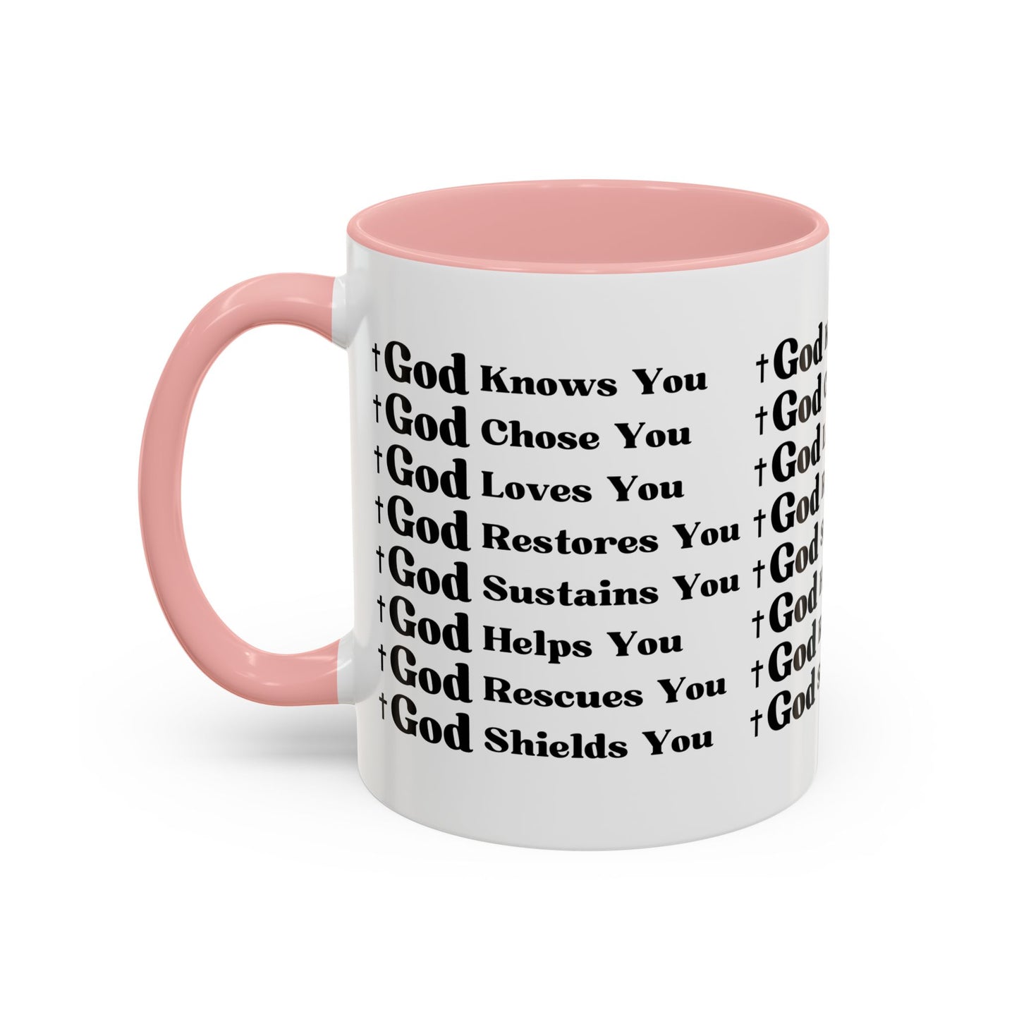 God's Love and Promises Faith-Filled Coffee Mug Faith Hope And Love Christian Gift for Coffee Lovers