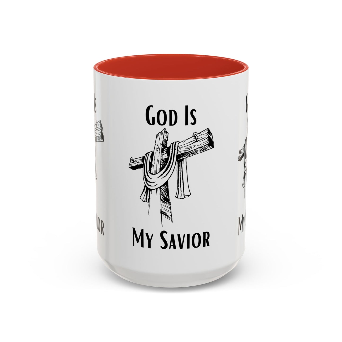 God Is My Savior Coffee Mug Inspirational Christian Gift for Faith-Based Coffee Lovers