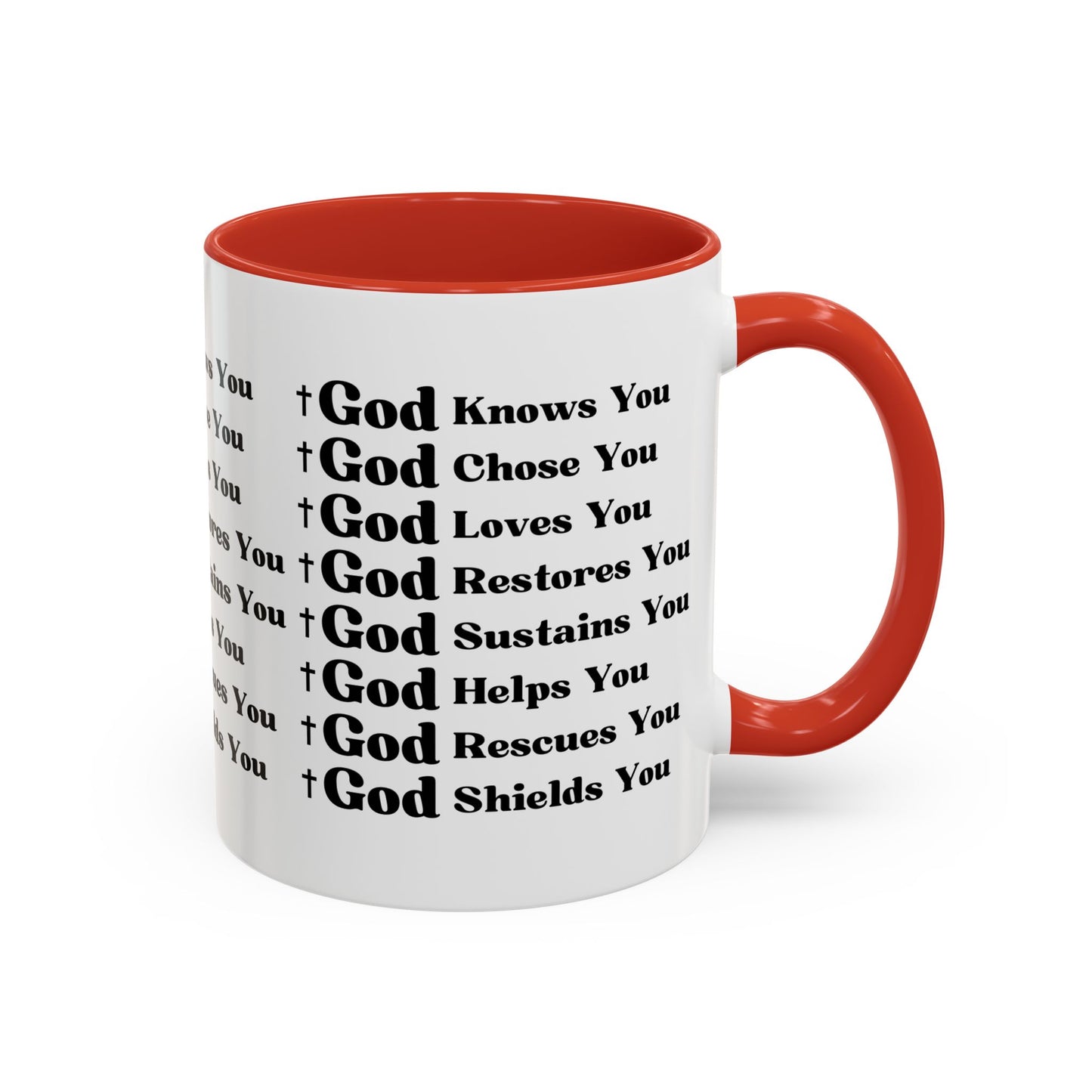 God's Love and Promises Faith-Filled Coffee Mug Faith Hope And Love Christian Gift for Coffee Lovers