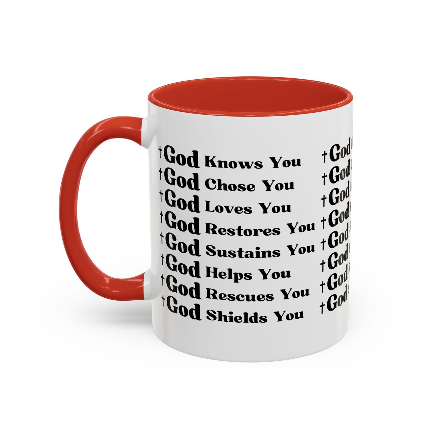 God's Love and Promises Faith-Filled Coffee Mug Faith Hope And Love Christian Gift for Coffee Lovers