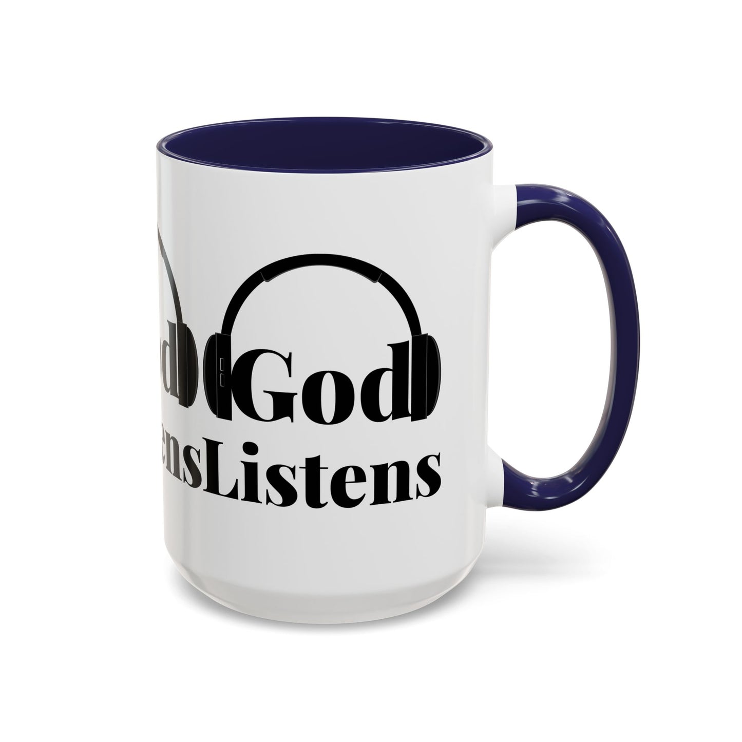 God Listens Coffee Mug Faith Based Christian Gift for Him or Her