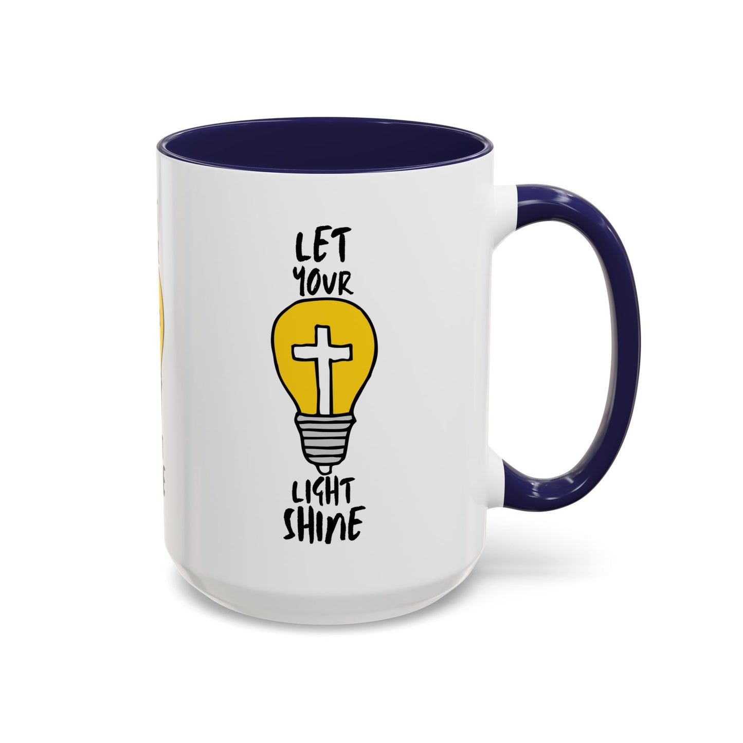 Let Your Light Shine Coffee Mug Inspirational Christian Gift for Faith-Based Coffee Lovers