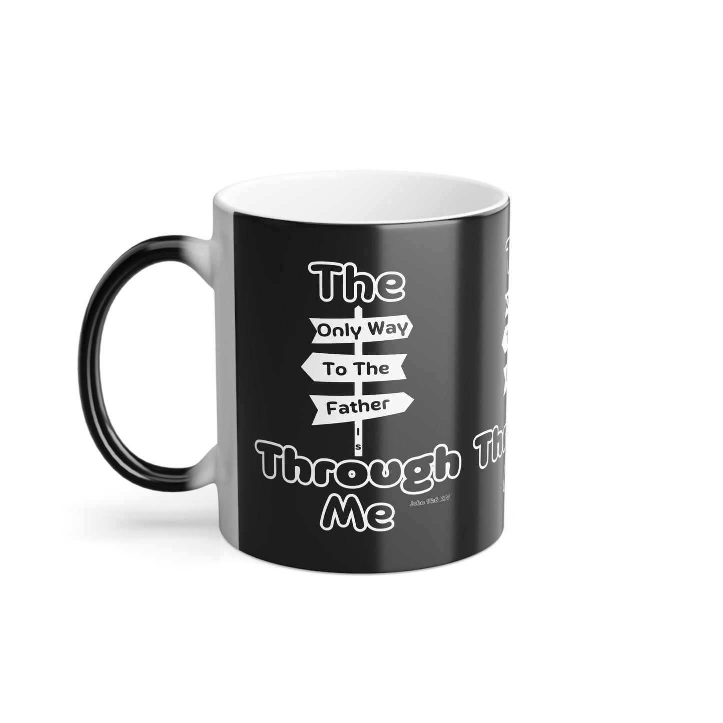 John 14:6 Bible Verse Color Morphing Coffee Mug Faith Based Christian Gift