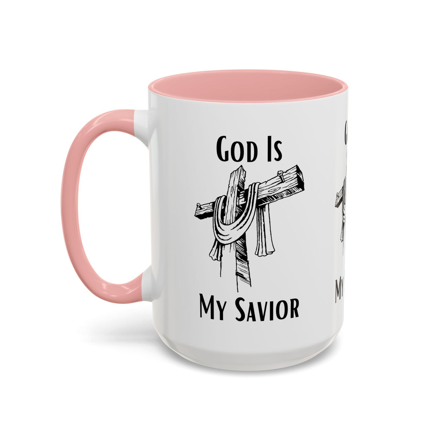 God Is My Savior Coffee Mug Inspirational Christian Gift for Faith-Based Coffee Lovers