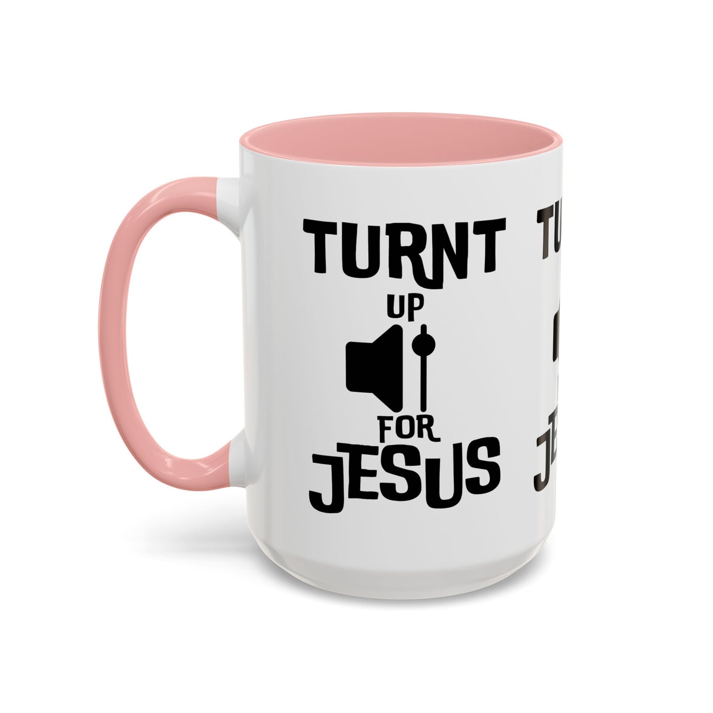 Turnt Up For Jesus Coffee Mug Biblical Christian Gift for Faith-Based Coffee Lovers