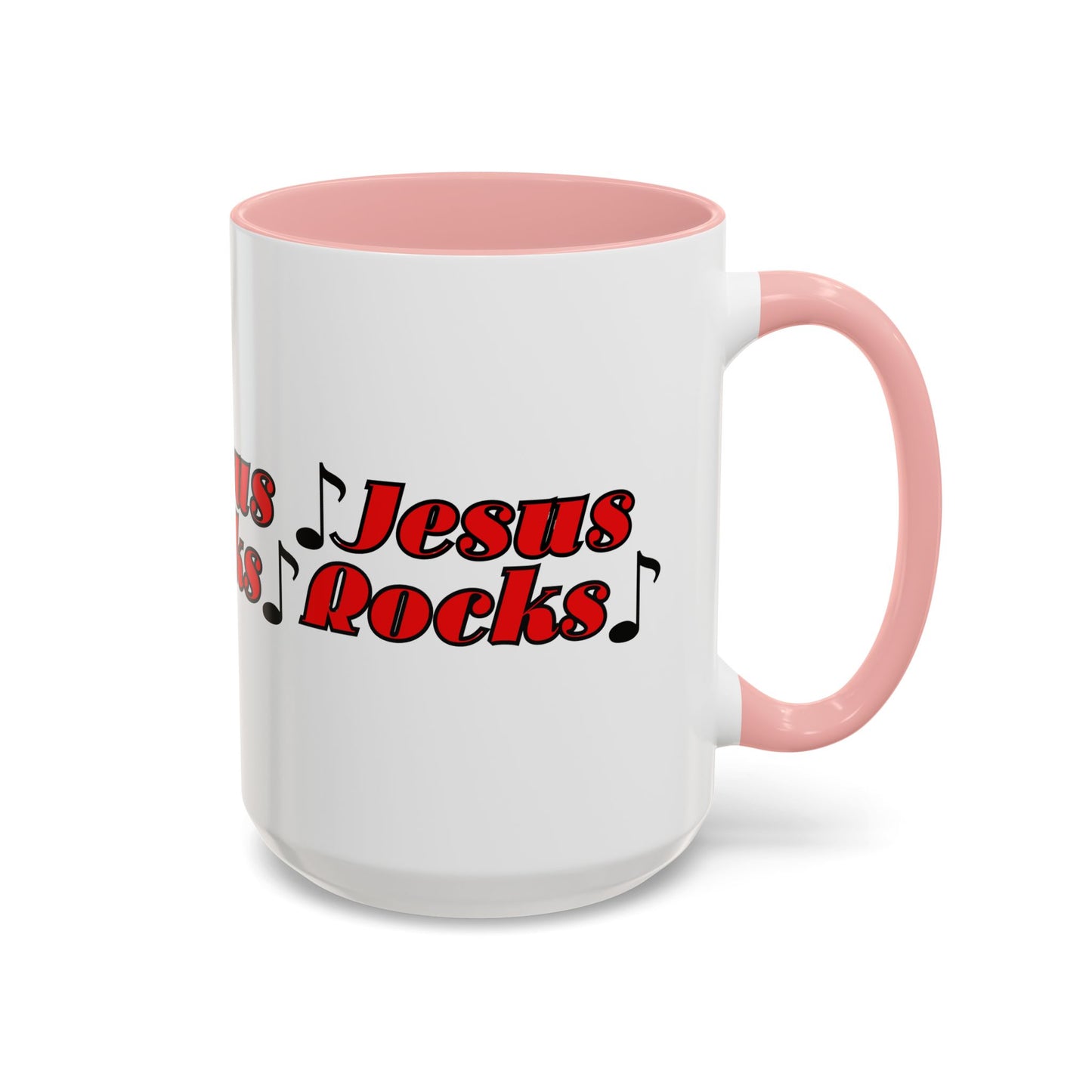 Jesus Rocks Coffee Mug Inspirational Biblical Gift for Faith Based Coffee Lovers