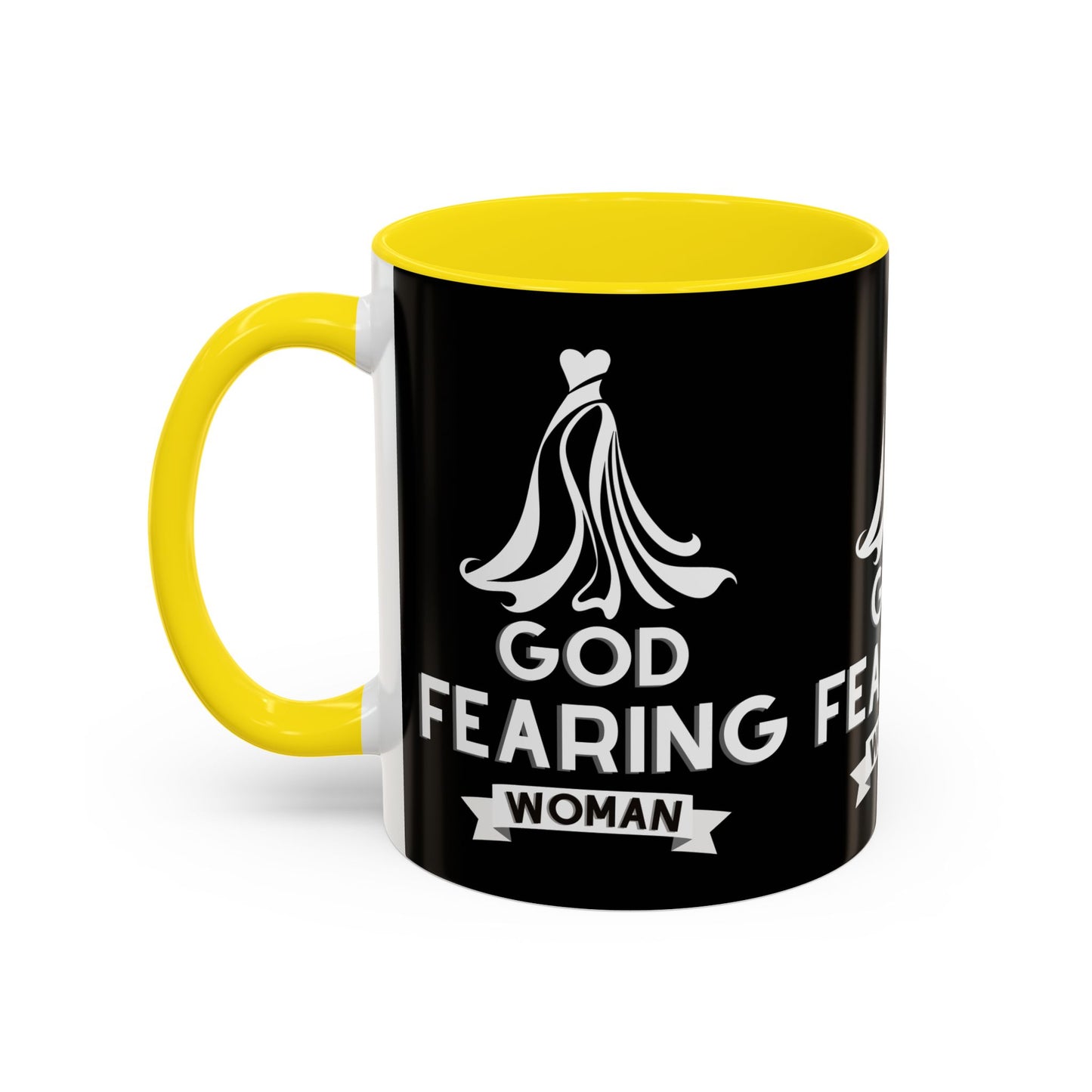 God Fearing Woman Coffee Mug Inspirational Christian Gift for Her