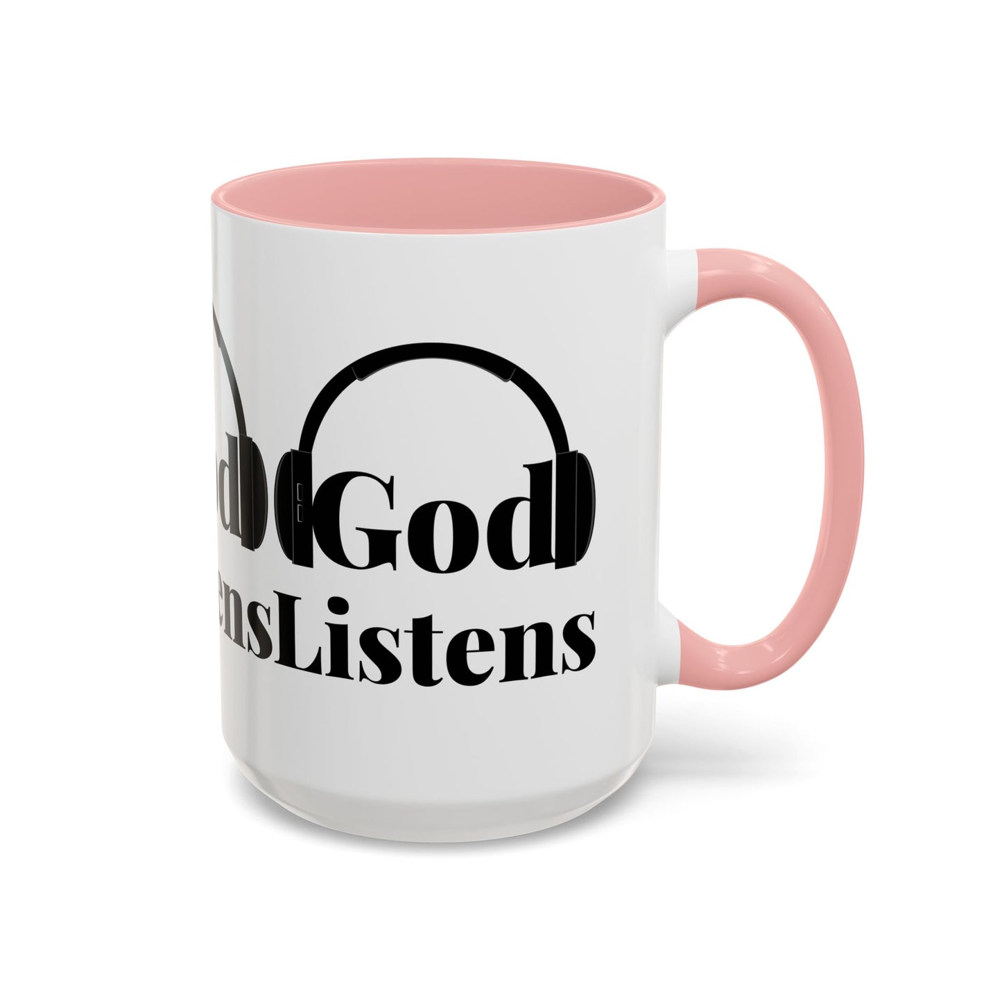 God Listens Coffee Mug Faith Based Christian Gift for Him or Her