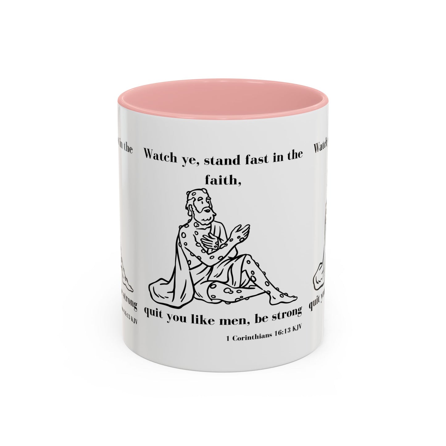 1 Corinthians 16:13 KJV Coffee Mug Stand Firm in the Faith Inspirational Christian Gift for Coffee Lovers