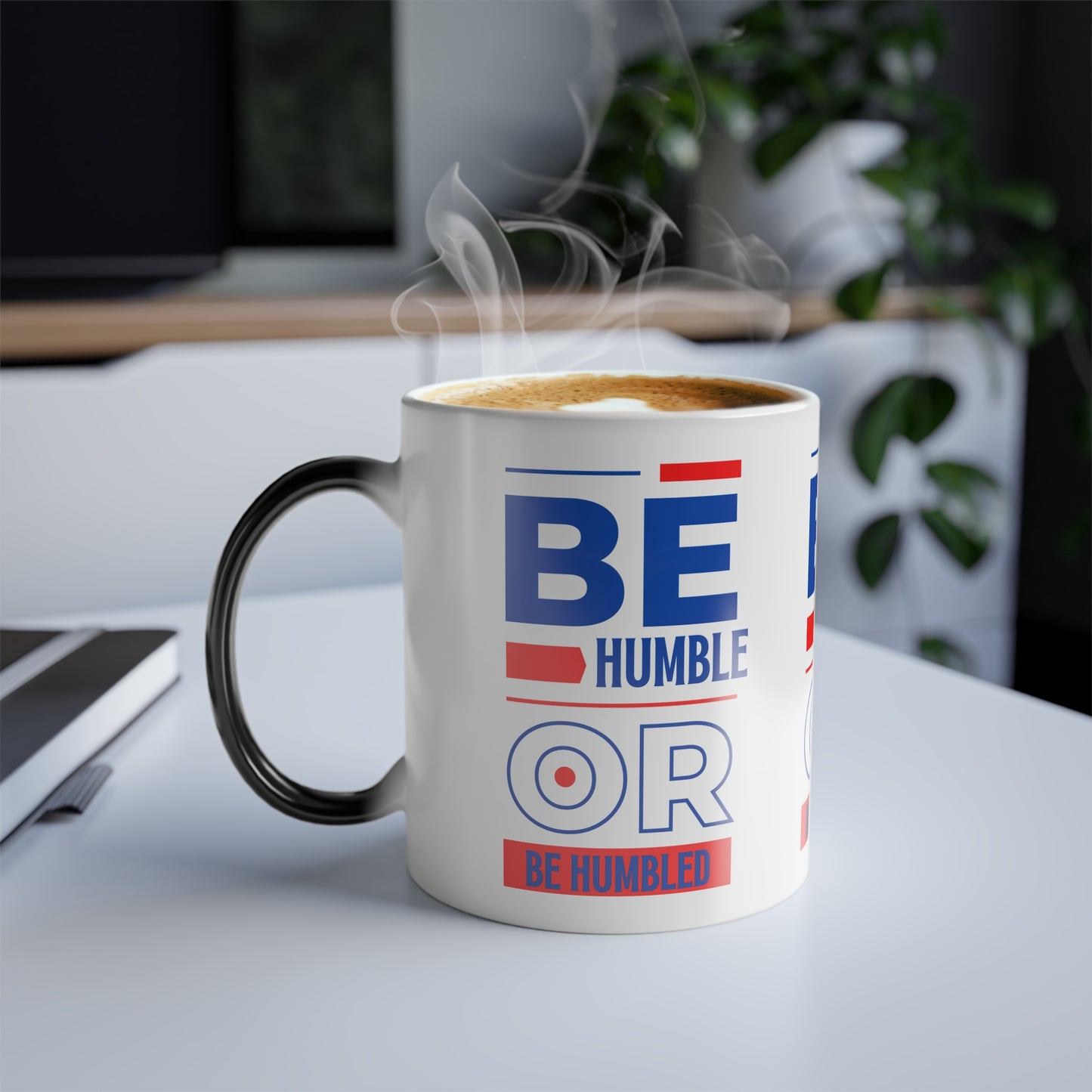 Be Humble Or Be Humbled Bible Themed Color Morphing Coffee Mug Faith Based Inspirational Christian Gift for Coffee Lovers