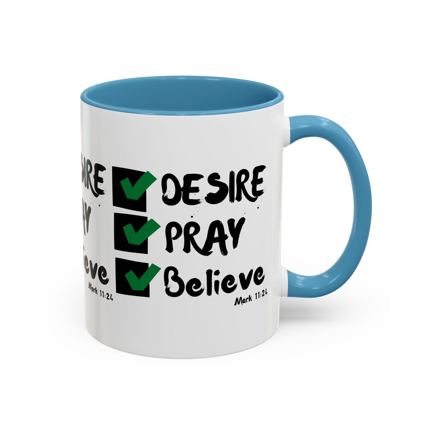 Mark 11:24 KJV Bible Verse Coffee Mug Faith Based Christian Gift