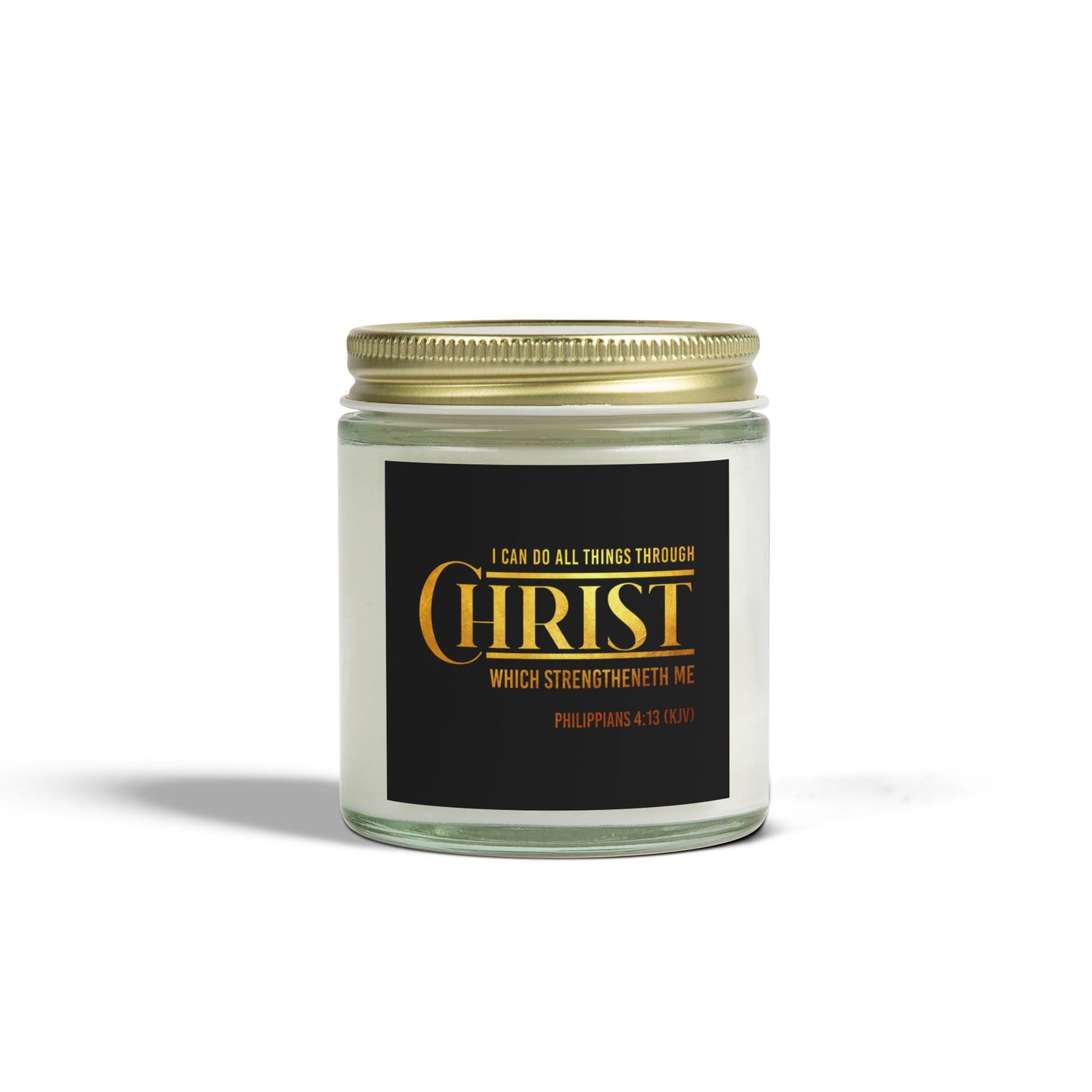 Philippians 4:13 KJV Scented Candle I Can Do All Things Faith Based Gift