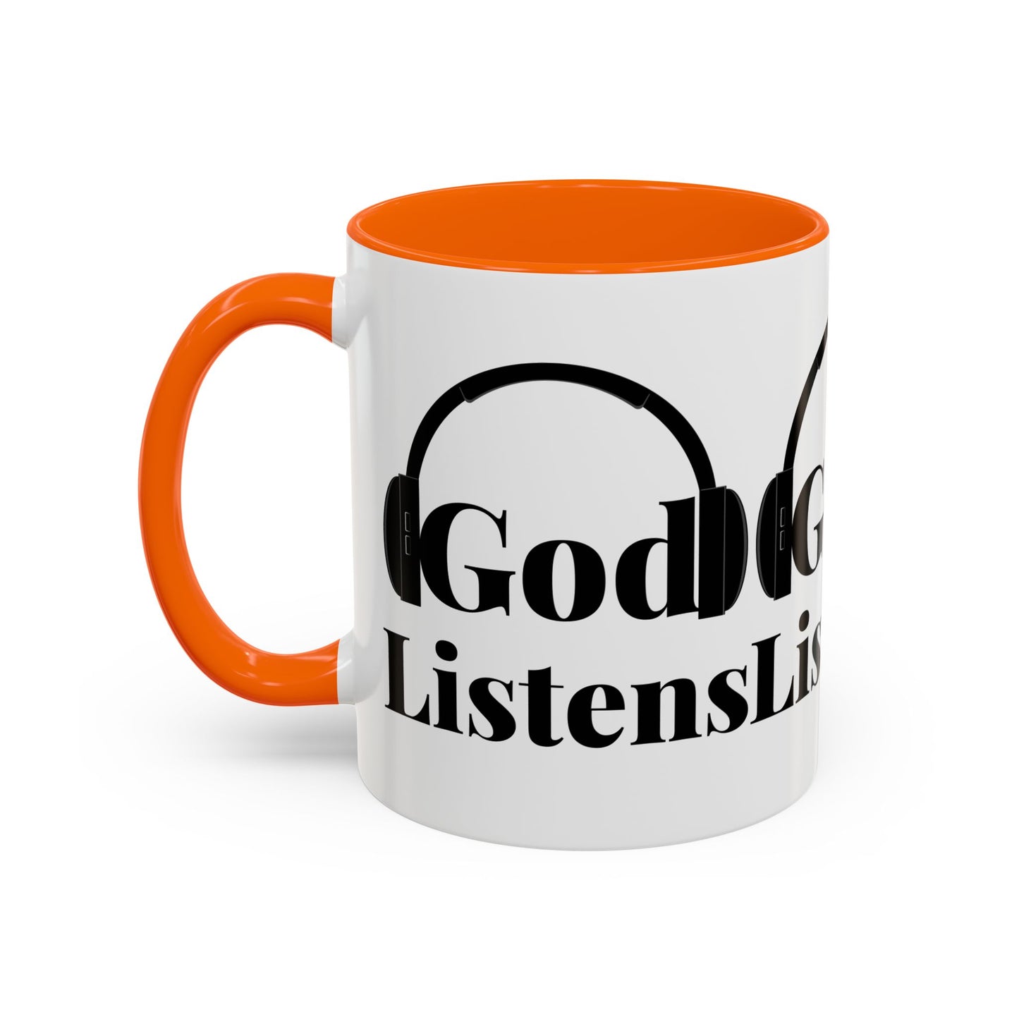 God Listens Coffee Mug Faith Based Christian Gift for Him or Her