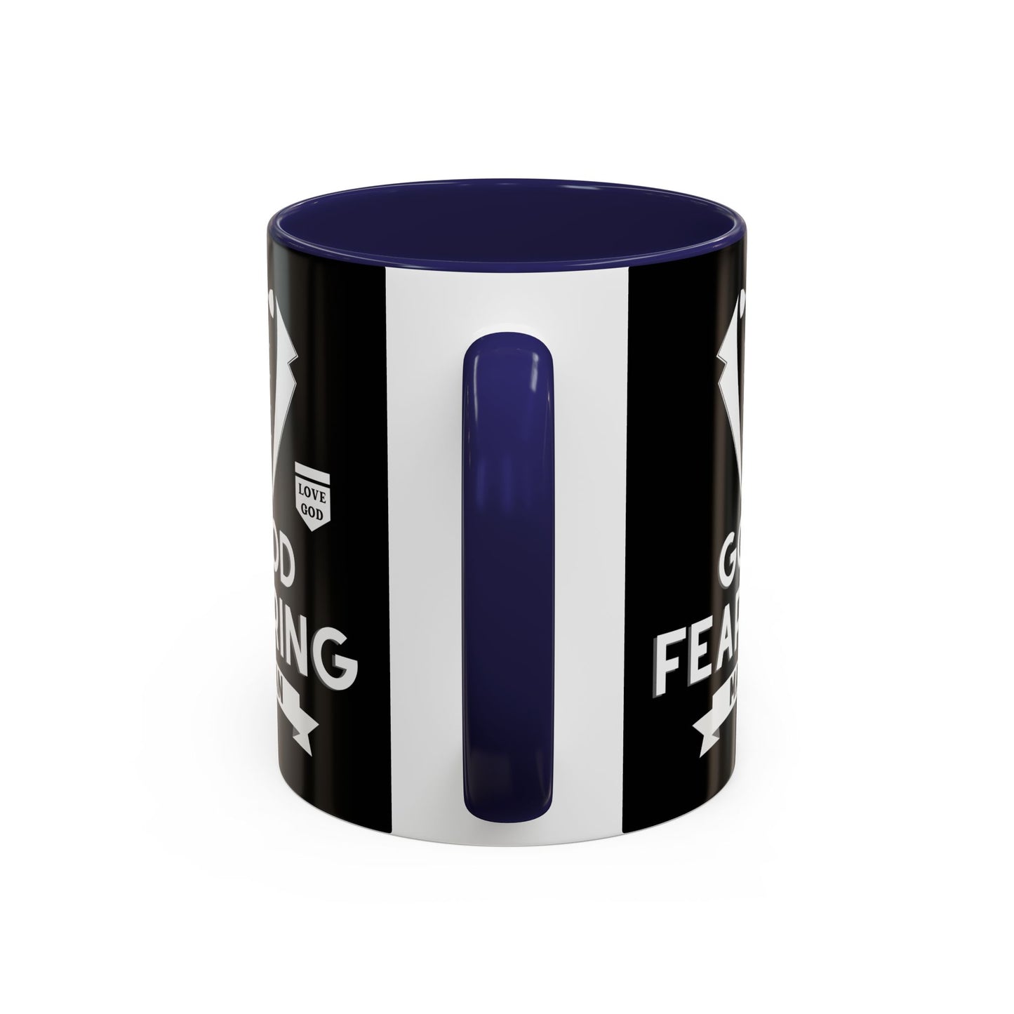 God Fearing Man Coffee Mug Inspirational Christian Gift for Him