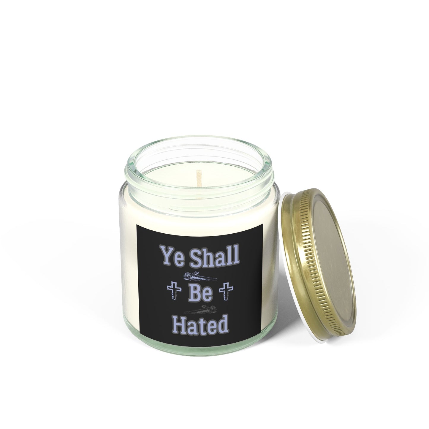 Matthew 10:22 KJV Scented Candle And Ye Shall Be Hated Gift for Faith Based Candle Lovers