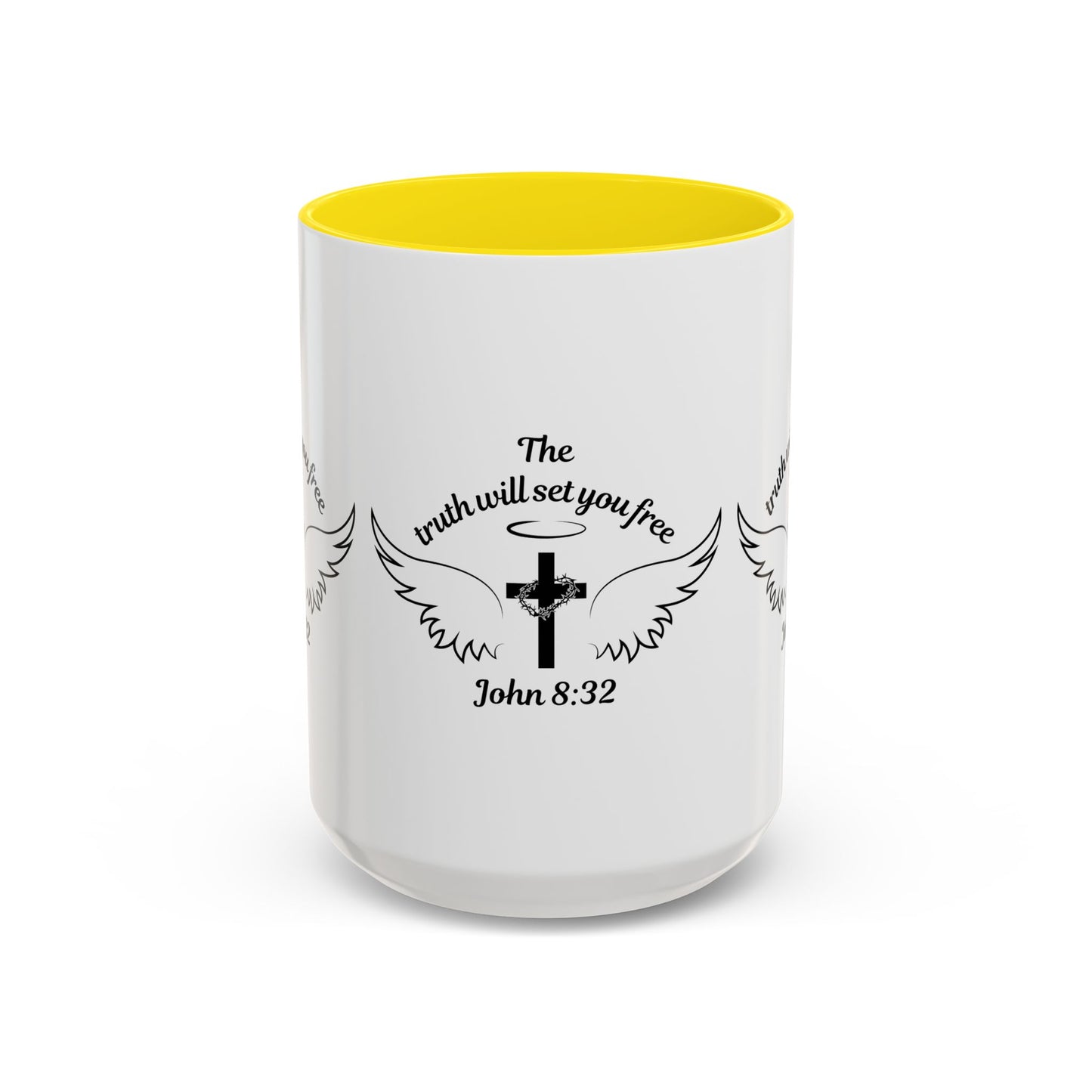 John 8:32 KJV Coffee Mug The Truth Shall Make You Free Inspirational Christian Gift